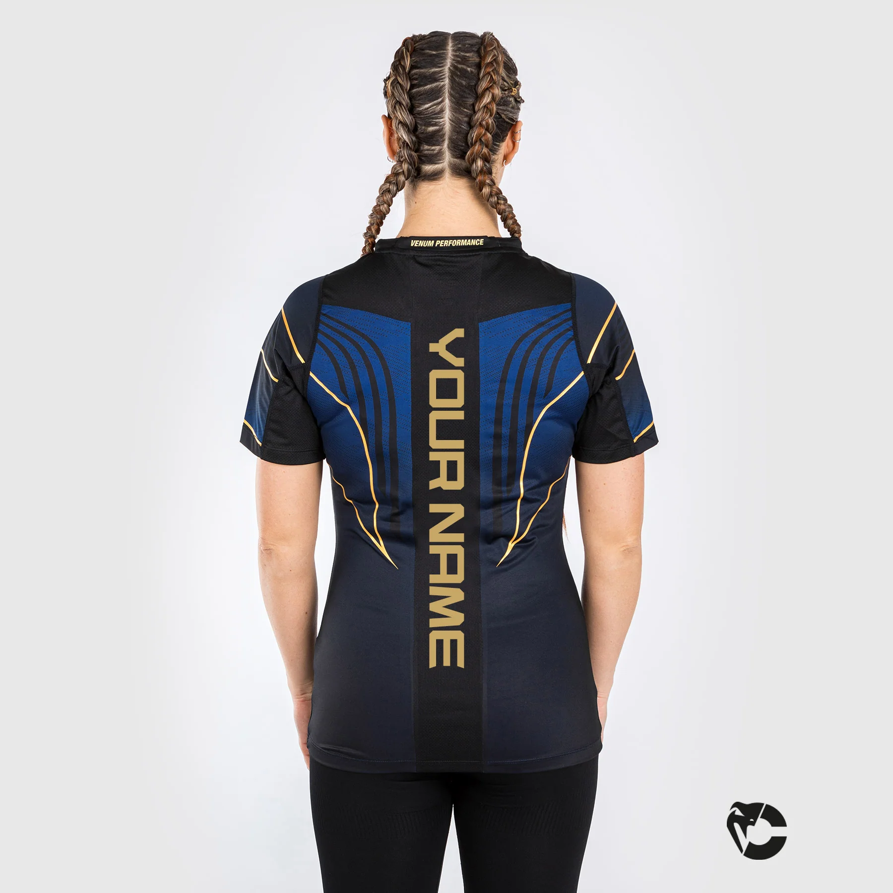 Ufc Personalized Authentic Fight Night 2.0 Kit By Venum Women's Walkout Jersey - Midnight Edition - Champion
