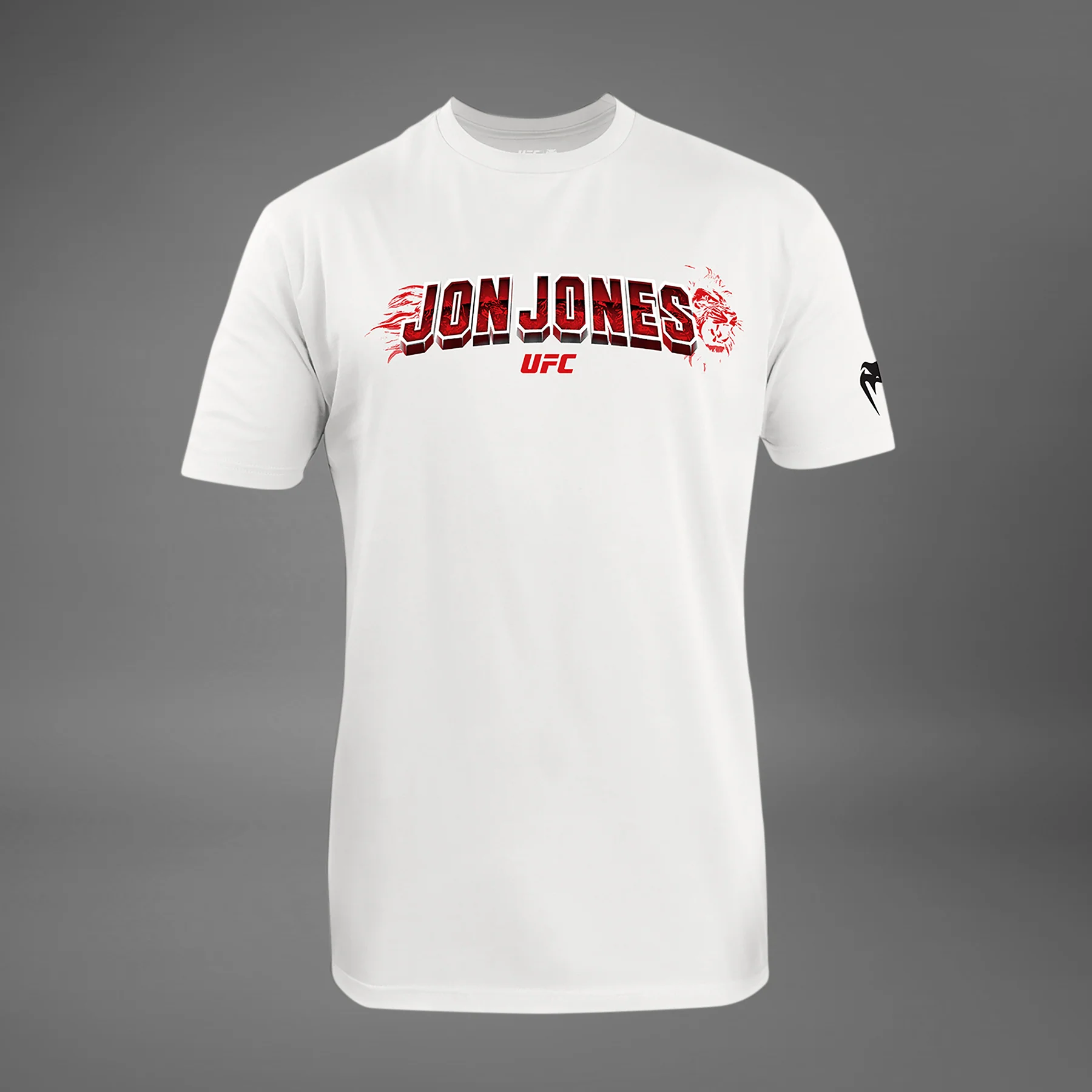 Men's UFC Unrivaled by Venum White Jon Jones T-Shirt