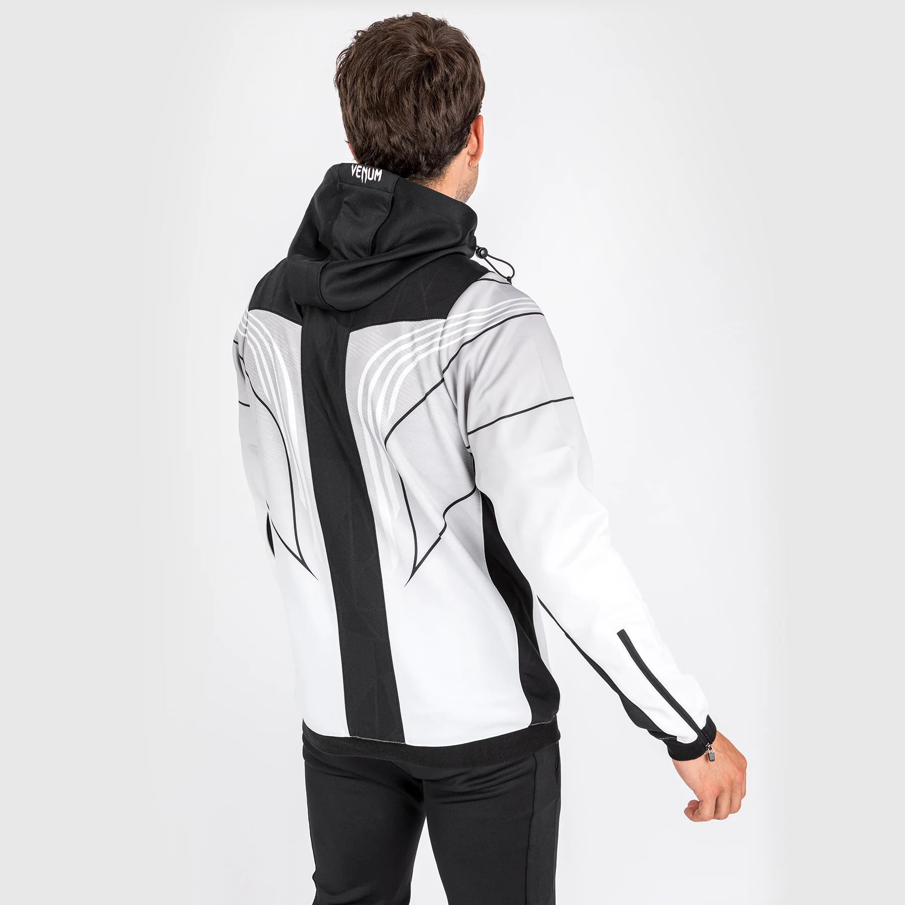 UFC Venum Authentic Fight Night 2.0 Kit by Venum Men's Walkout Hoodie - White - Image 5