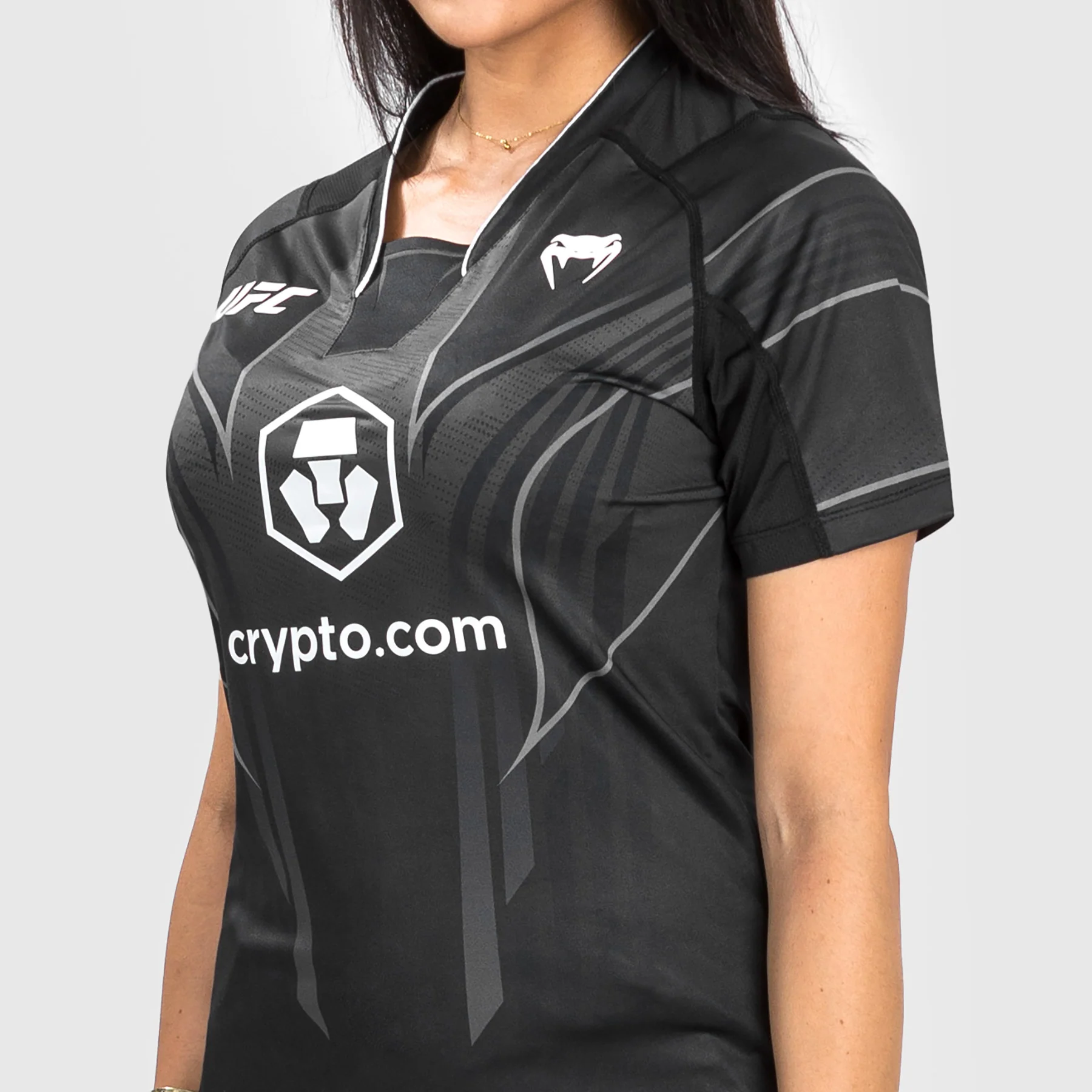 UFC Venum Authentic Fight Night 2.0 Kit by Venum Women's Walkout Jersey - Black - Image 4
