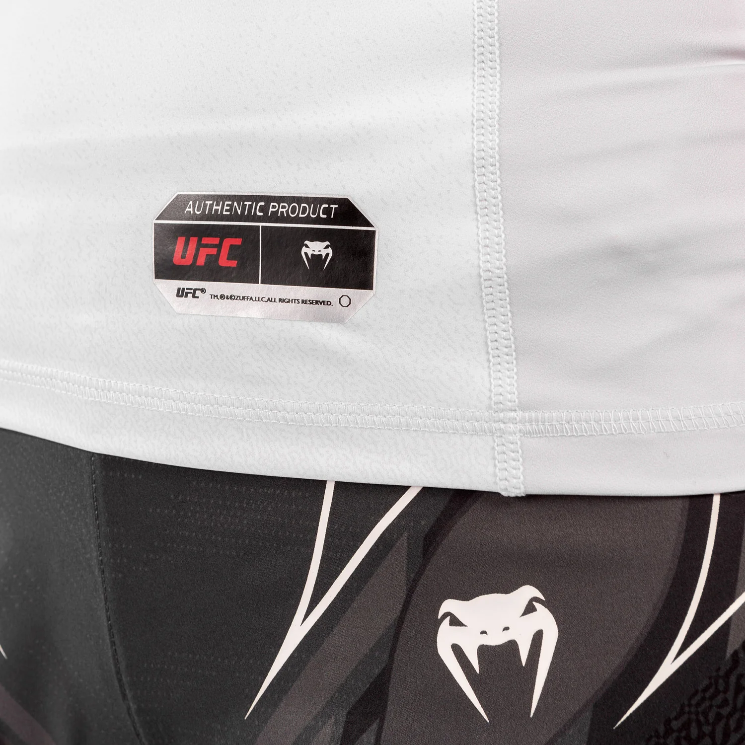 UFC Venum Authentic Fight Night Women's Rashguard - White - Image 6