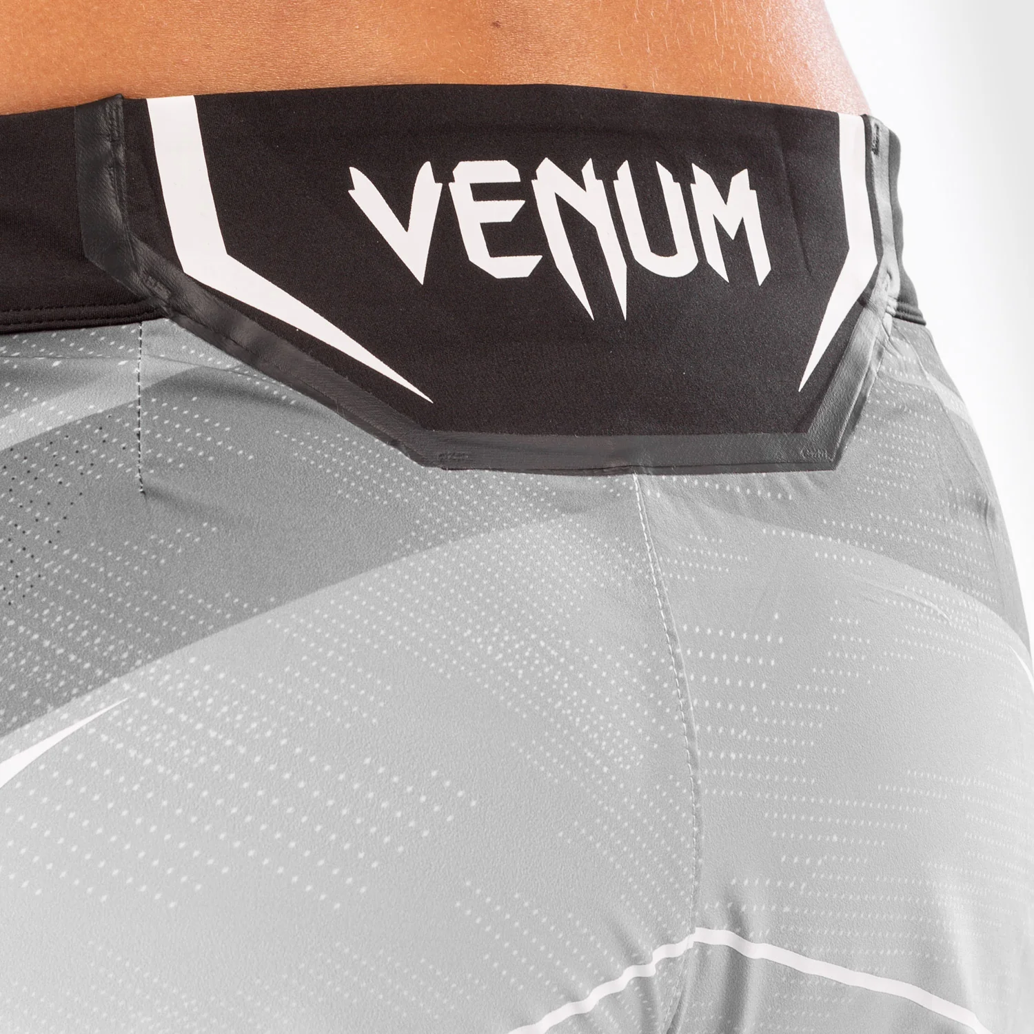 UFC Venum Authentic Fight Night Women's Shorts - Long Fit - White - Image 7