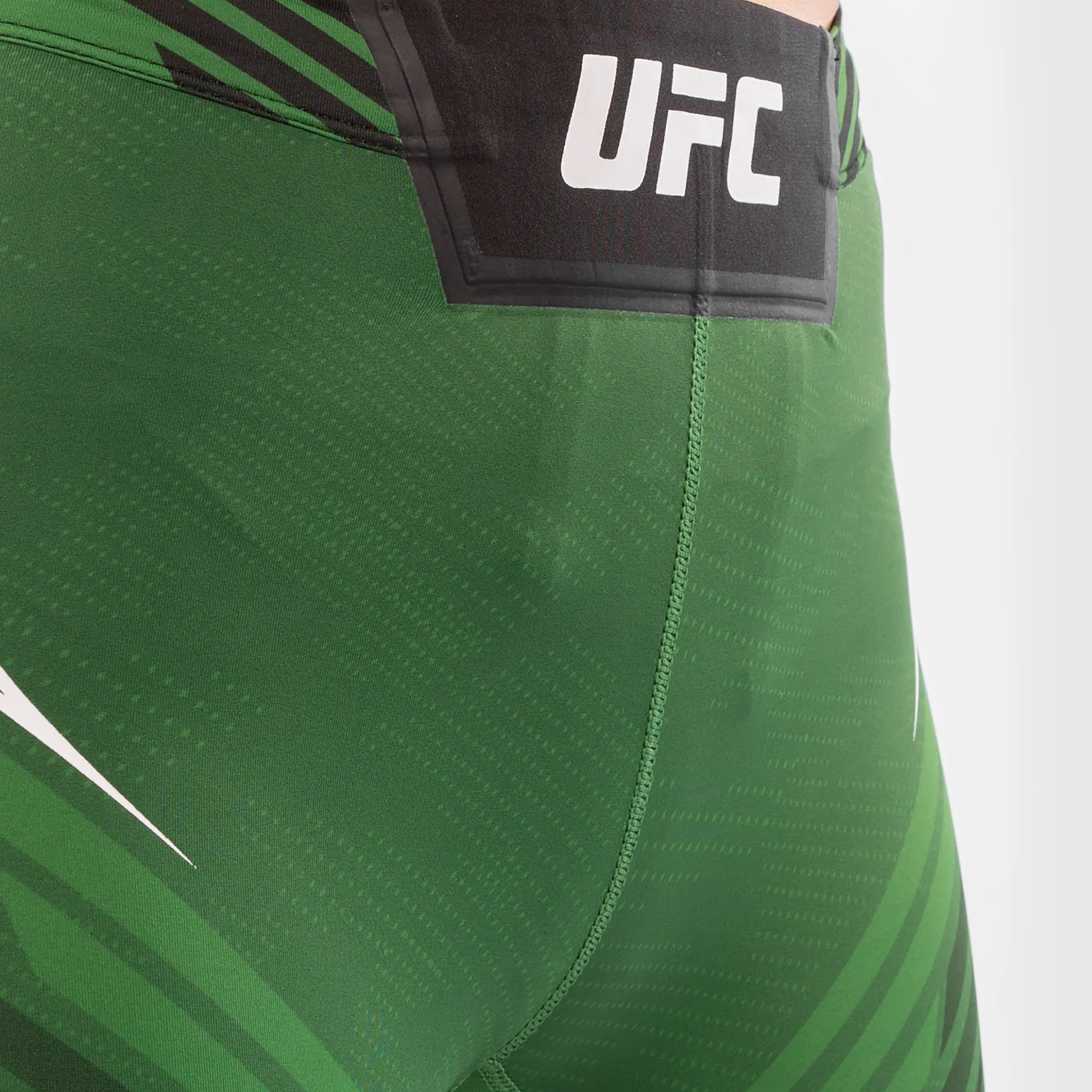 UFC Venum Authentic Fight Night Women's Vale Tudo Shorts - Long Fit - Green - Image 6