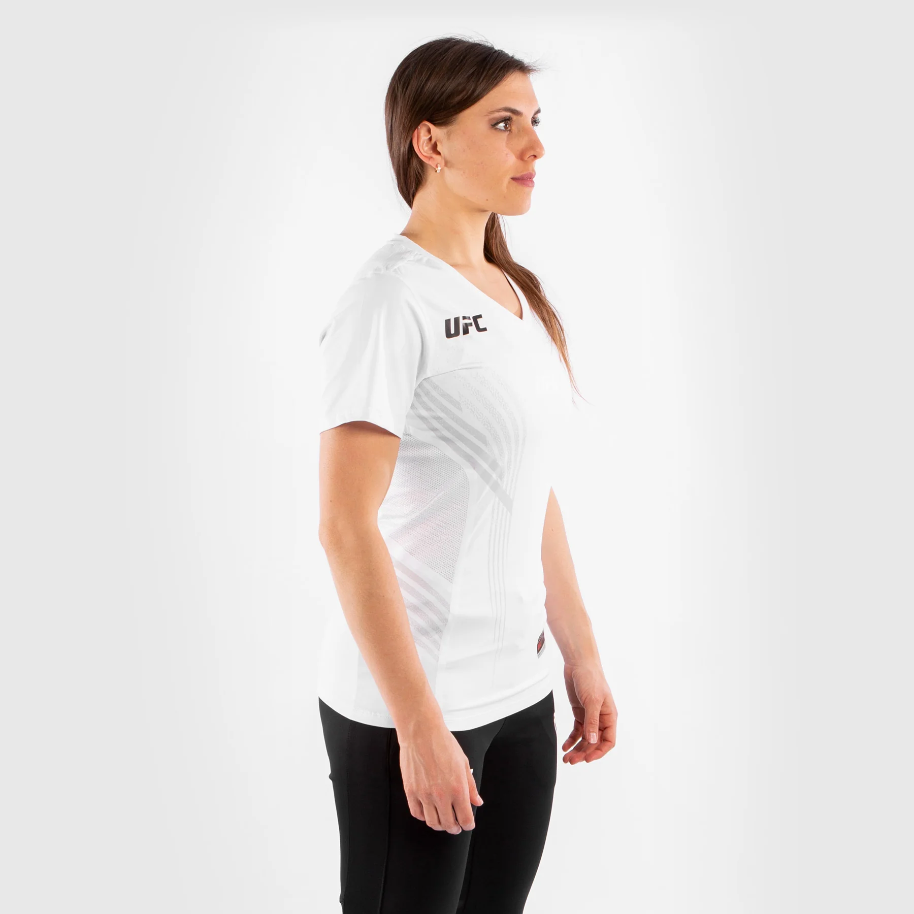 UFC Venum Authentic Fight Night Women's Walkout Jersey - White - Image 5