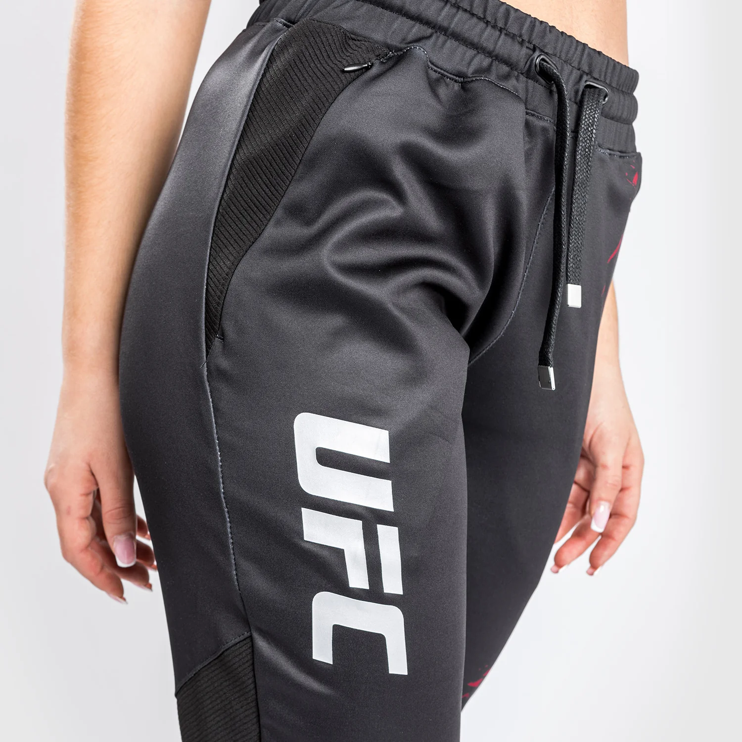 UFC Venum Authentic Fight Week Women’s 2.0 Pant - Black/Red - Image 8