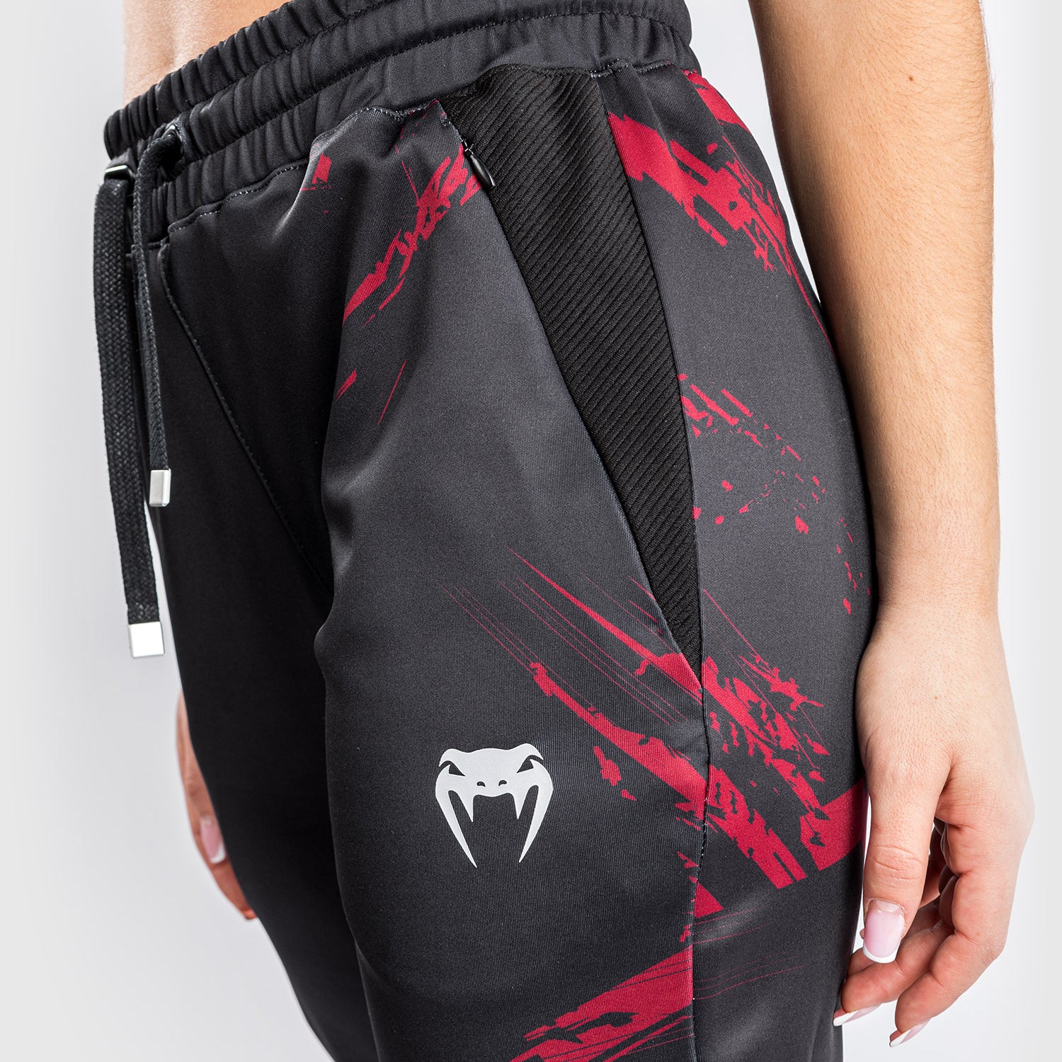 UFC Venum Authentic Fight Week Women’s 2.0 Pant - Black/Red - Image 9