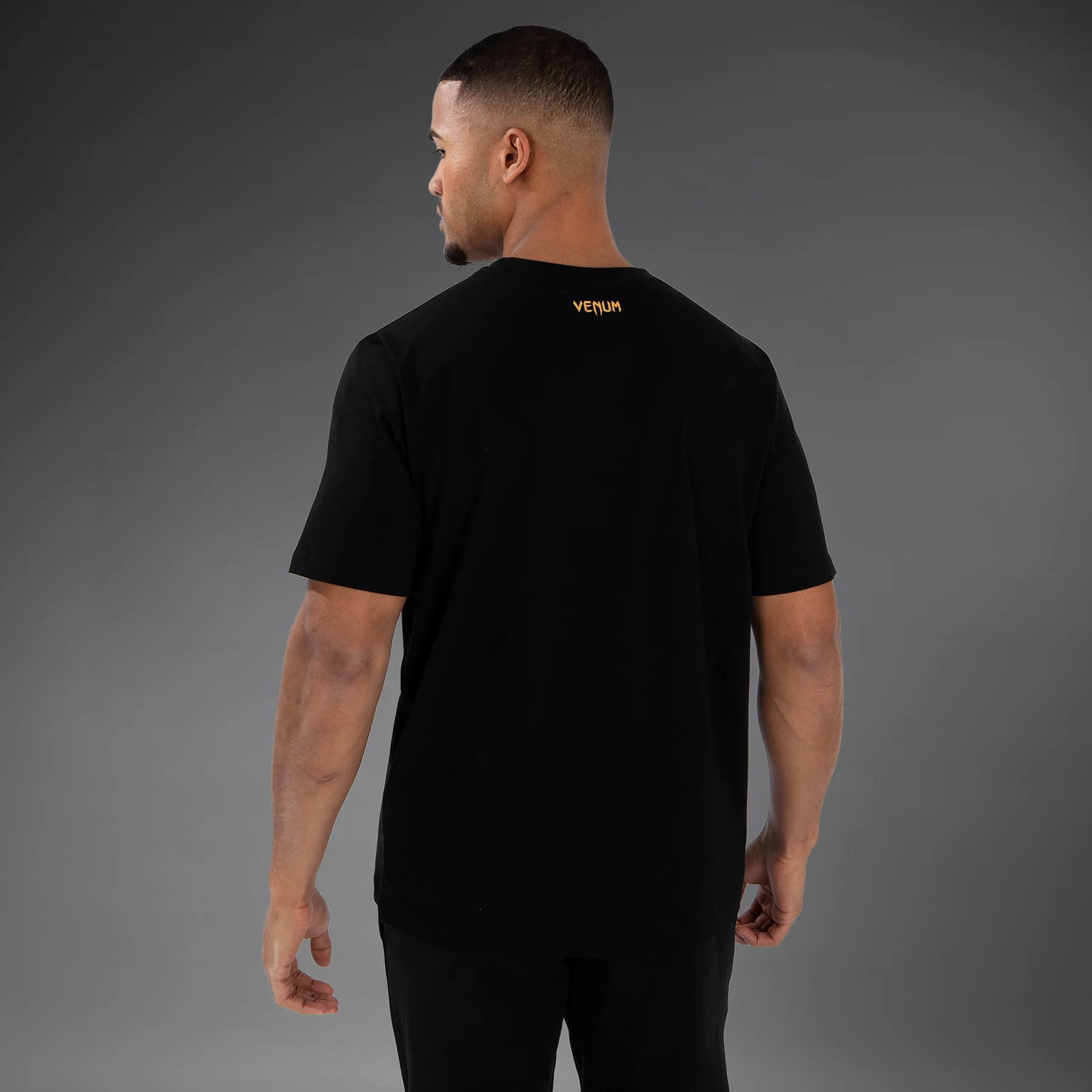 UFC Venum Classic  T-Shirt - Black/Gold - Image 2