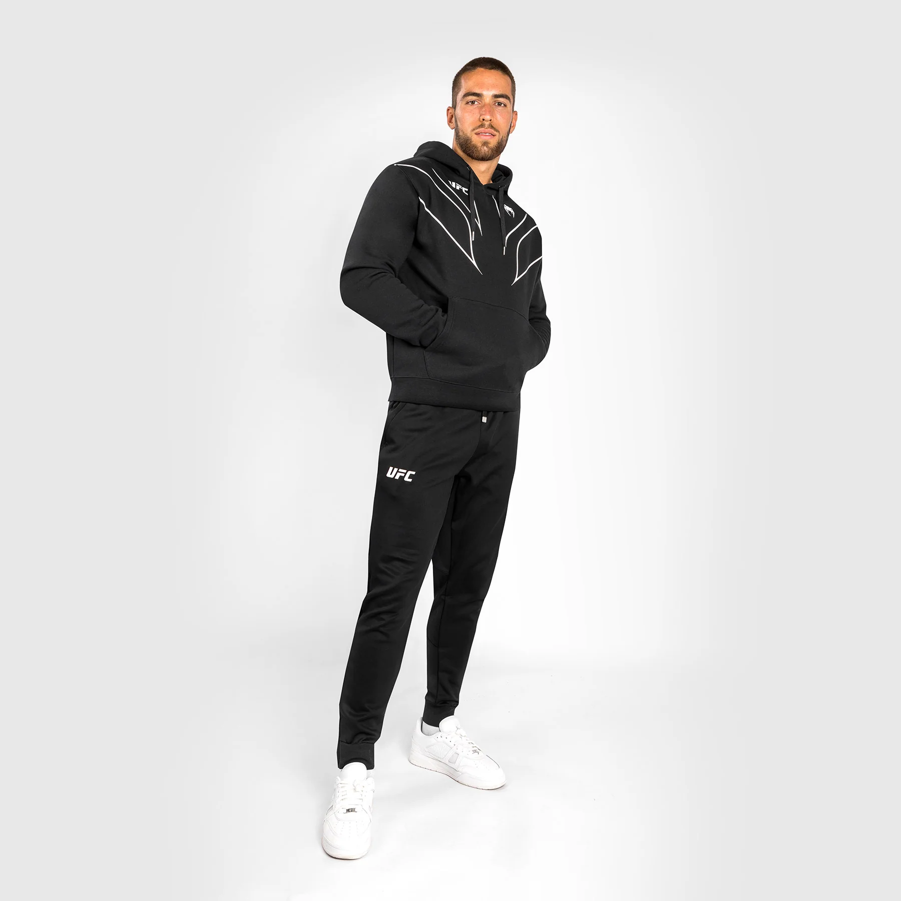 UFC Venum Fight Night 2.0 Replica Men's Hoodie - Black - Image 4