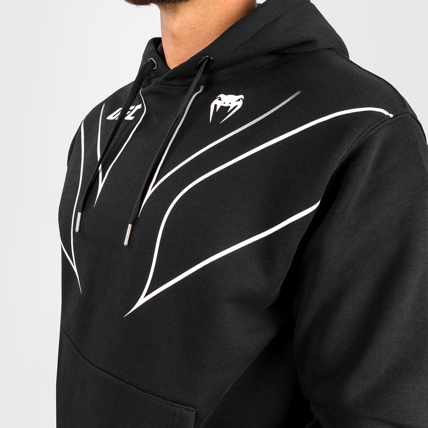 UFC Venum Fight Night 2.0 Replica Men's Hoodie - Black - Image 5