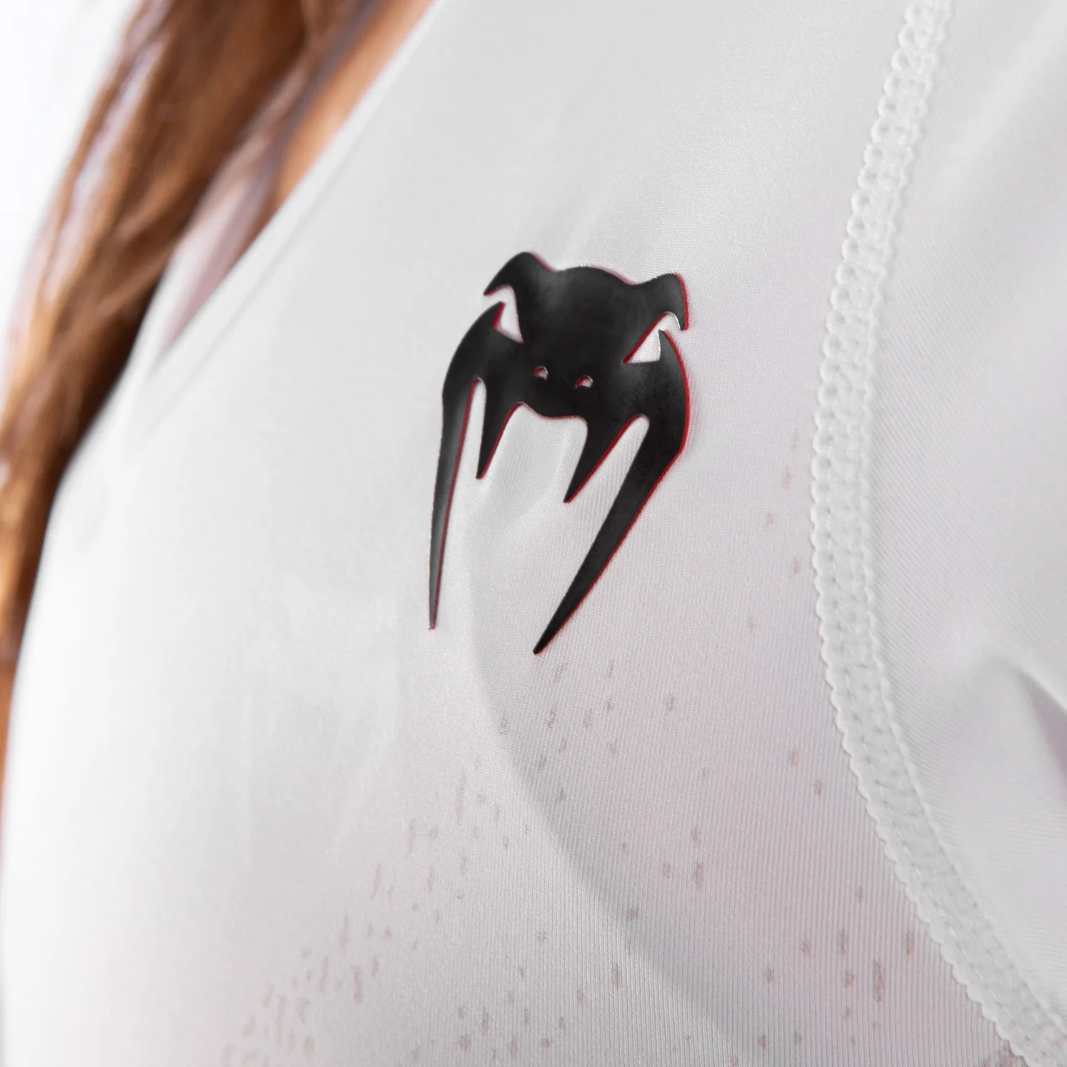UFC Venum Personalized Authentic Fight Night Women's Walkout Jersey - White - Image 8