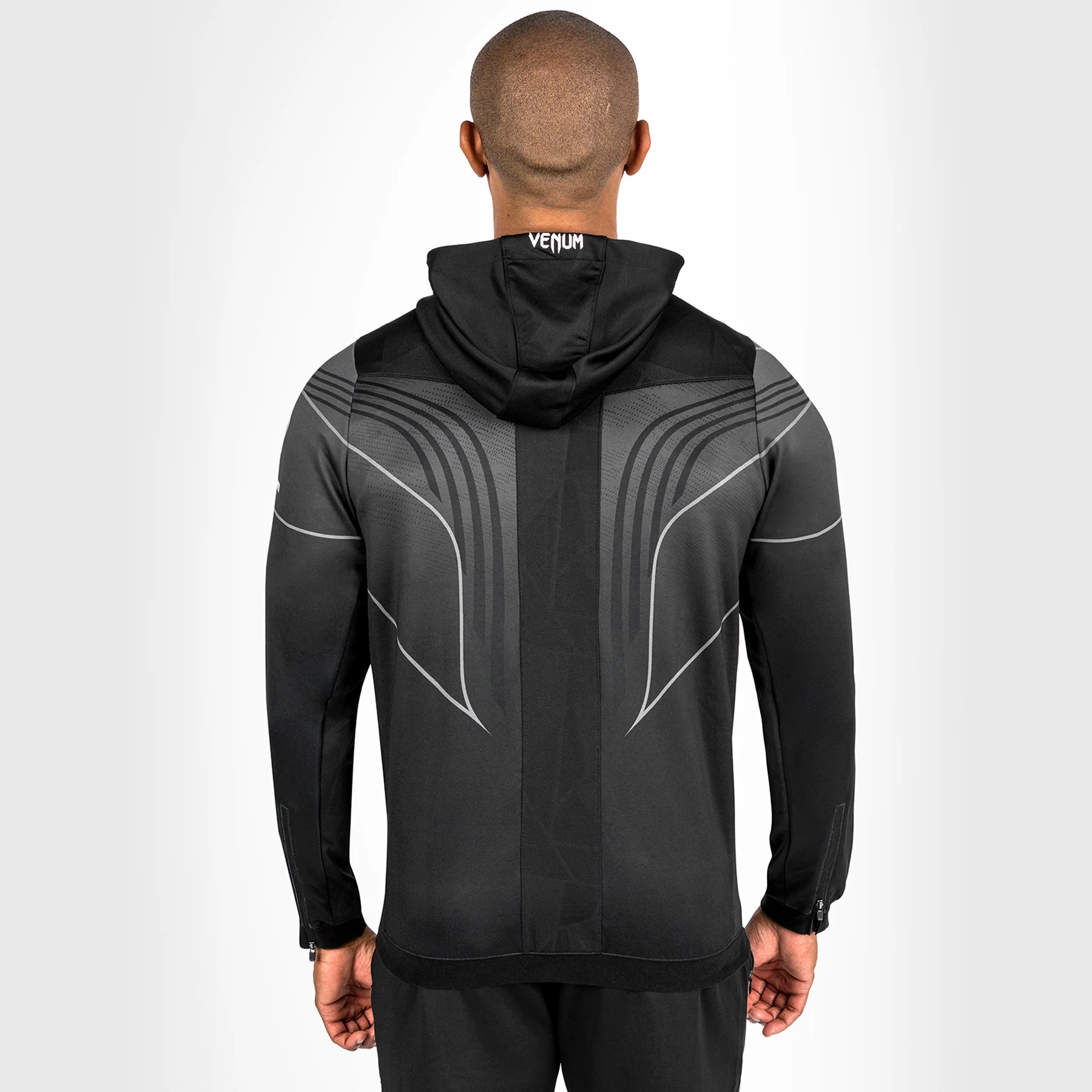 UFC Venum Personalized Authentic Fight Night 2.0 Kit by Venum Men's Walkout Hoodie - Black - Image 5