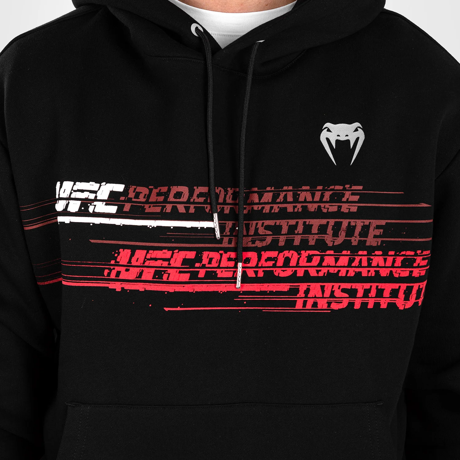 UFC Venum Performance Institute 2.0 Men’s Hoodie - Black/Red - Image 3