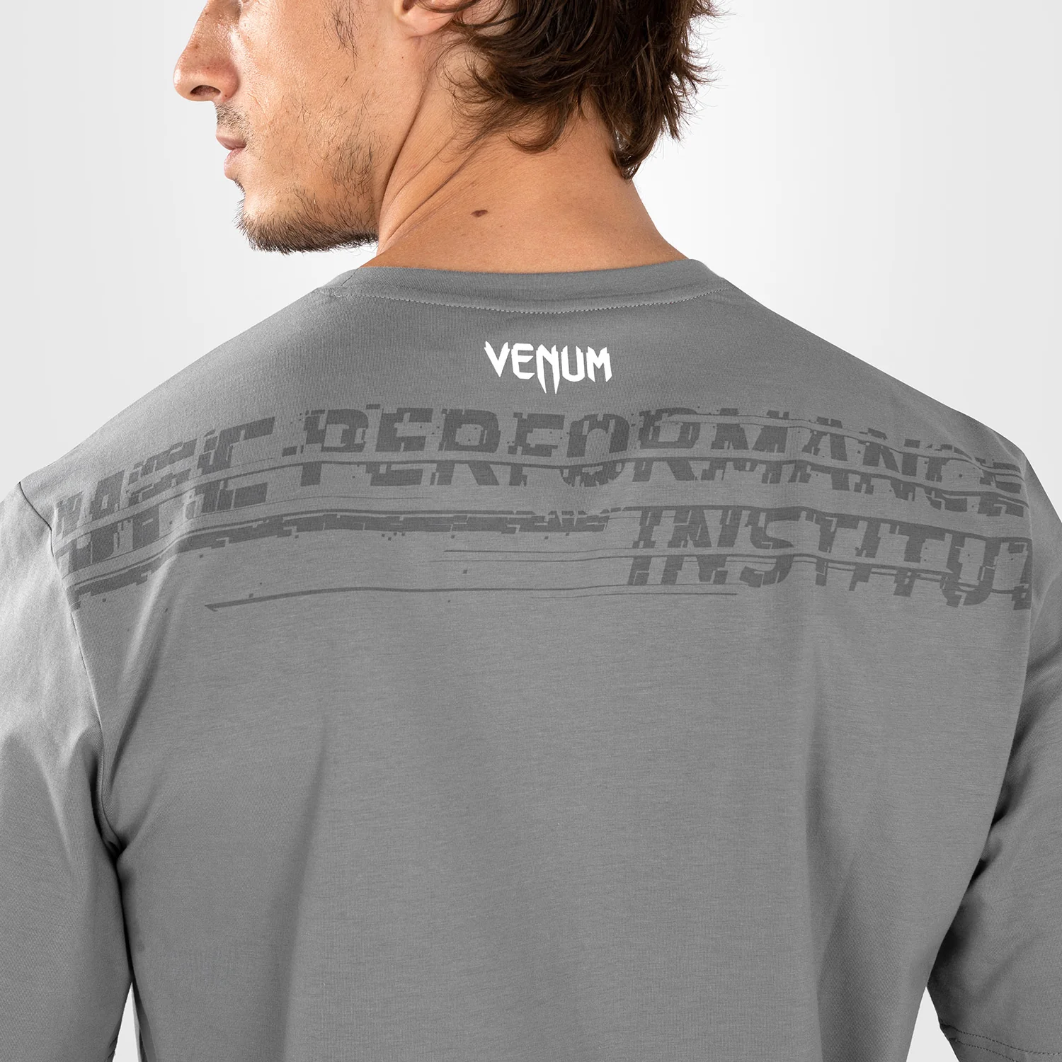 UFC Venum Performance Institute 2.0 Men’s T-Shirt - Grey - Image 6