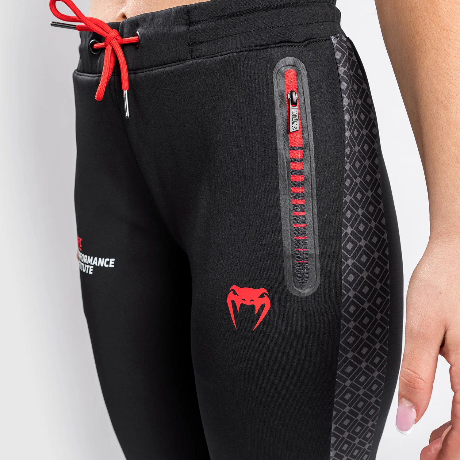 UFC Venum Performance Institute Jogger - For Women - Black/Red - Image 10