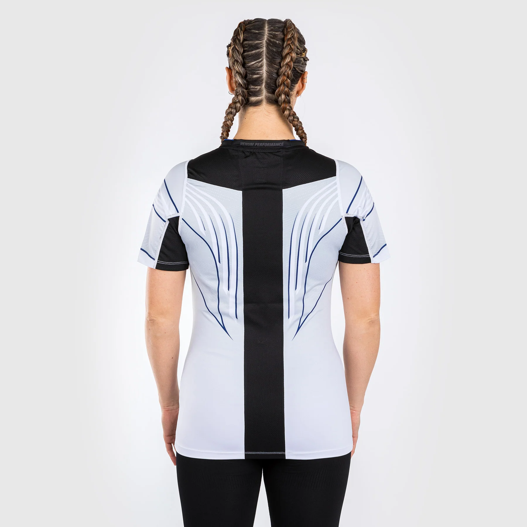 UFC Venum Personalized Authentic Fight Night 2.0 Kit by Venum Women's Walkout Jersey - Midnight Edition - Ice - Image 5