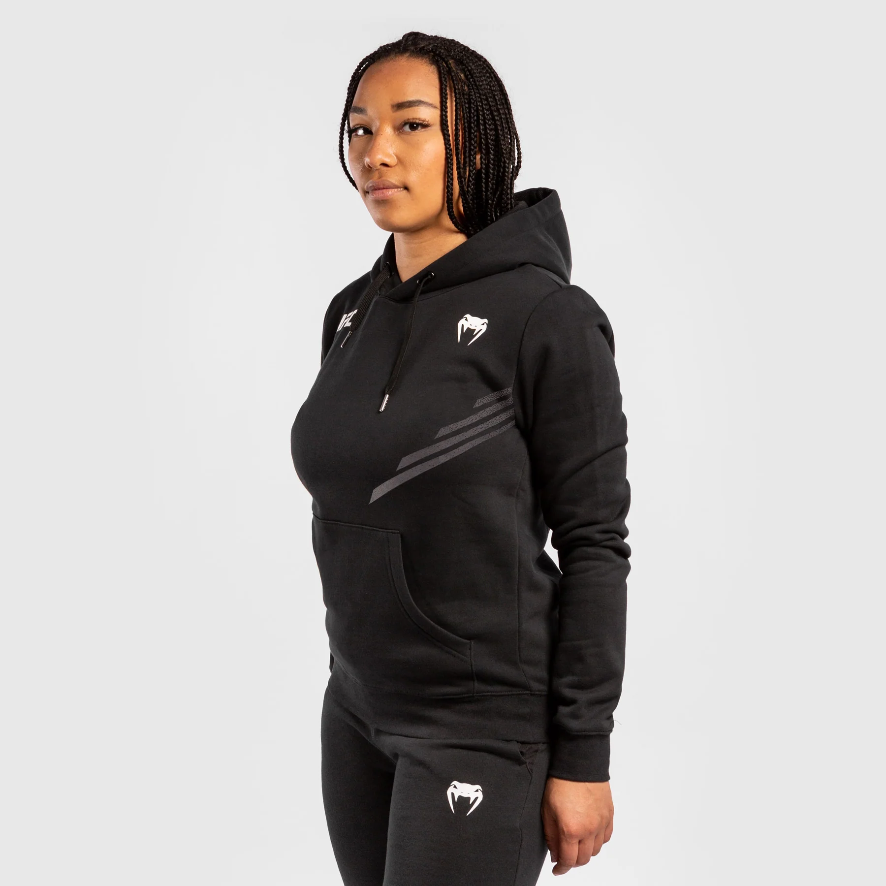 UFC Venum Replica Women's Hoodie - Black - Image 2