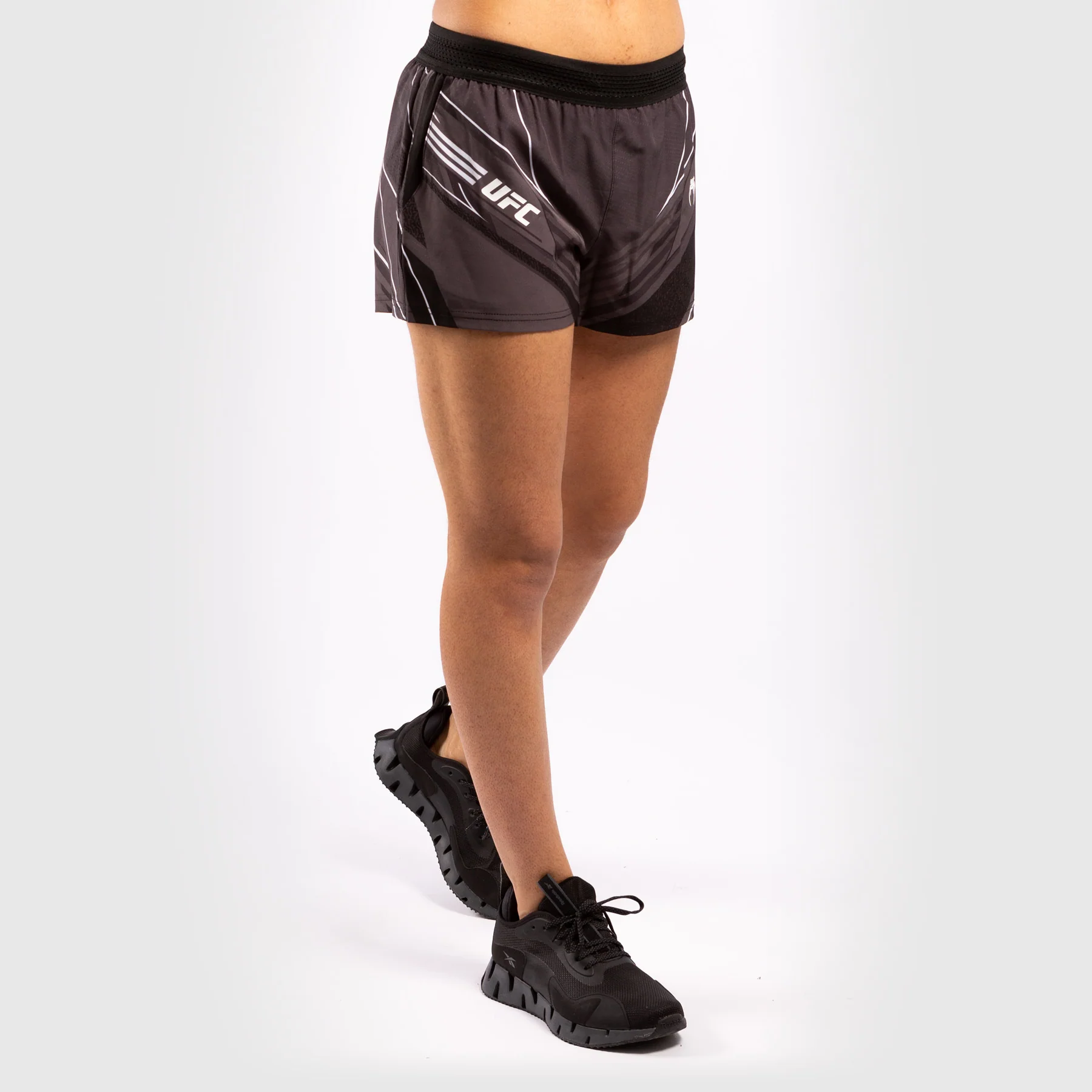 UFC Venum Replica Women's Shorts - Black - Image 4