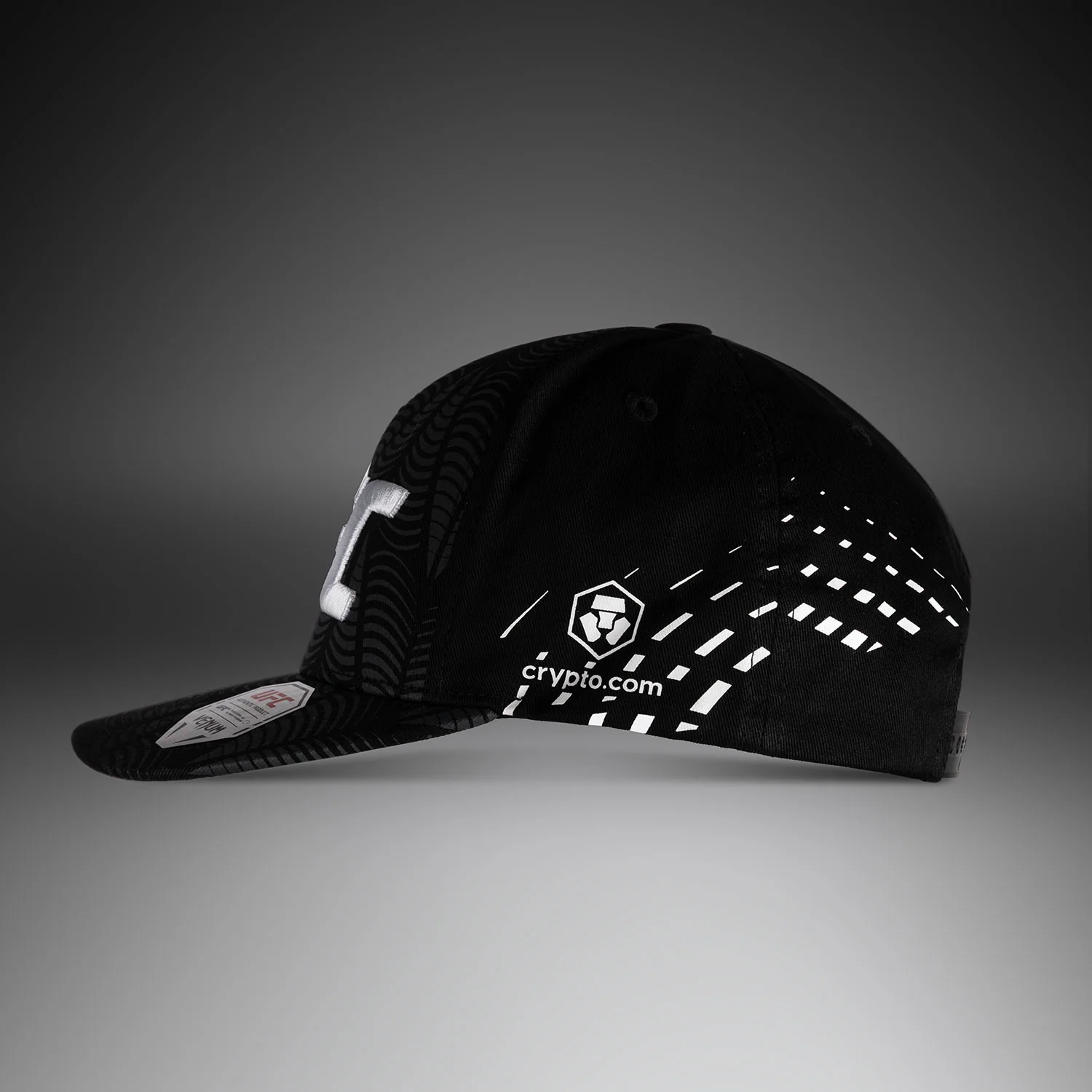UFC Zenith by Venum Authentic Fight Night Cap - Black/White/Orange - Image 2