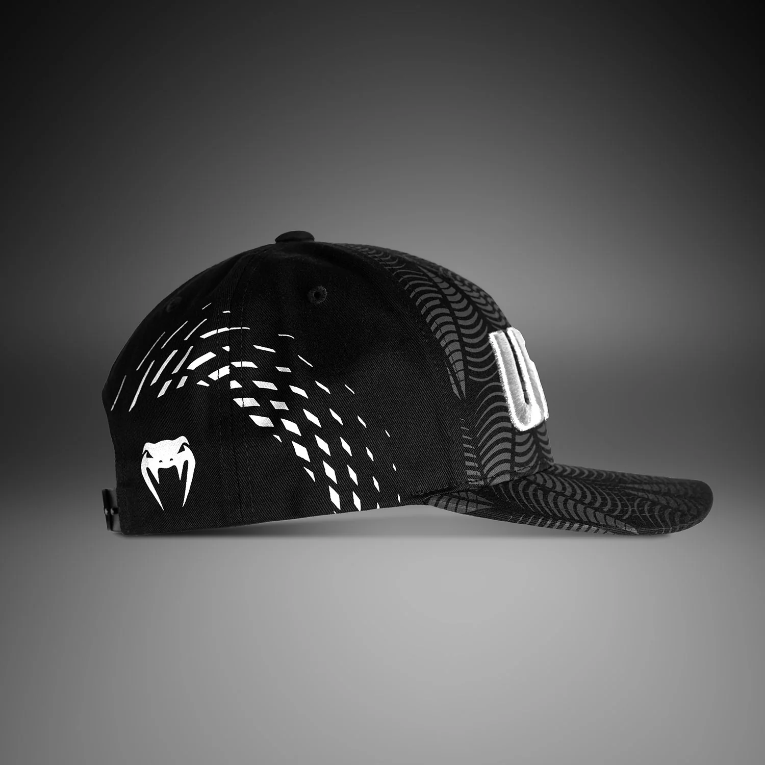 UFC Zenith by Venum Authentic Fight Night Cap - Black/White/Orange - Image 3