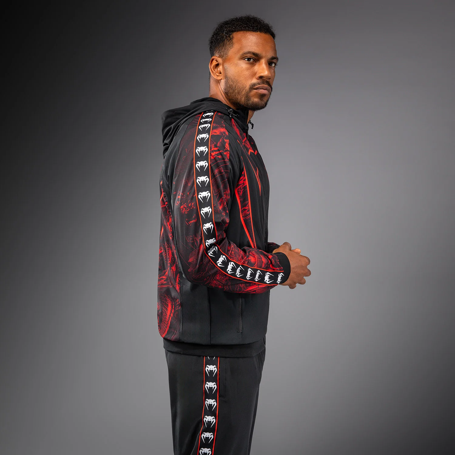 Venum 20th Anniversary Track Jacket - Black/Red - Image 3
