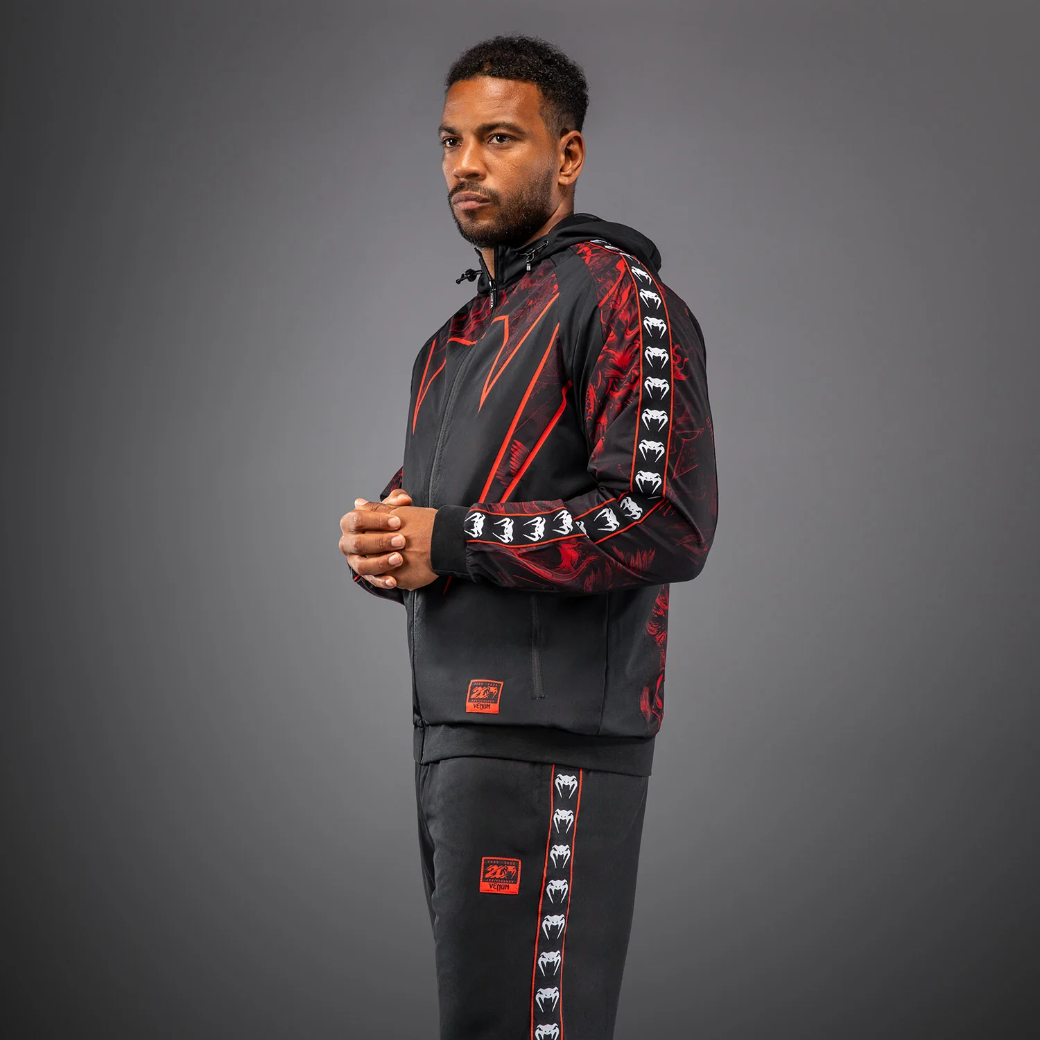 Venum 20th Anniversary Track Jacket - Black/Red - Image 4