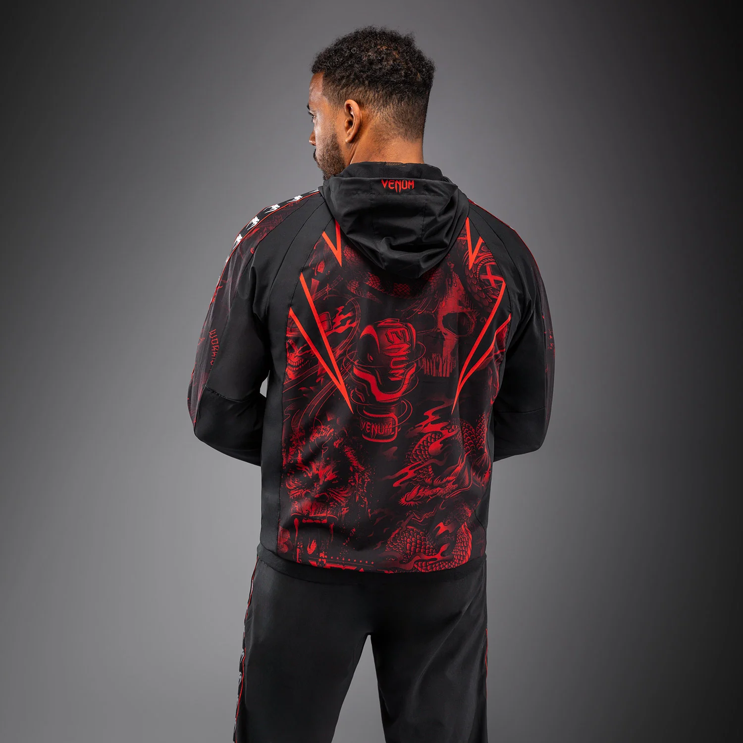 Venum 20th Anniversary Track Jacket - Black/Red - Image 5