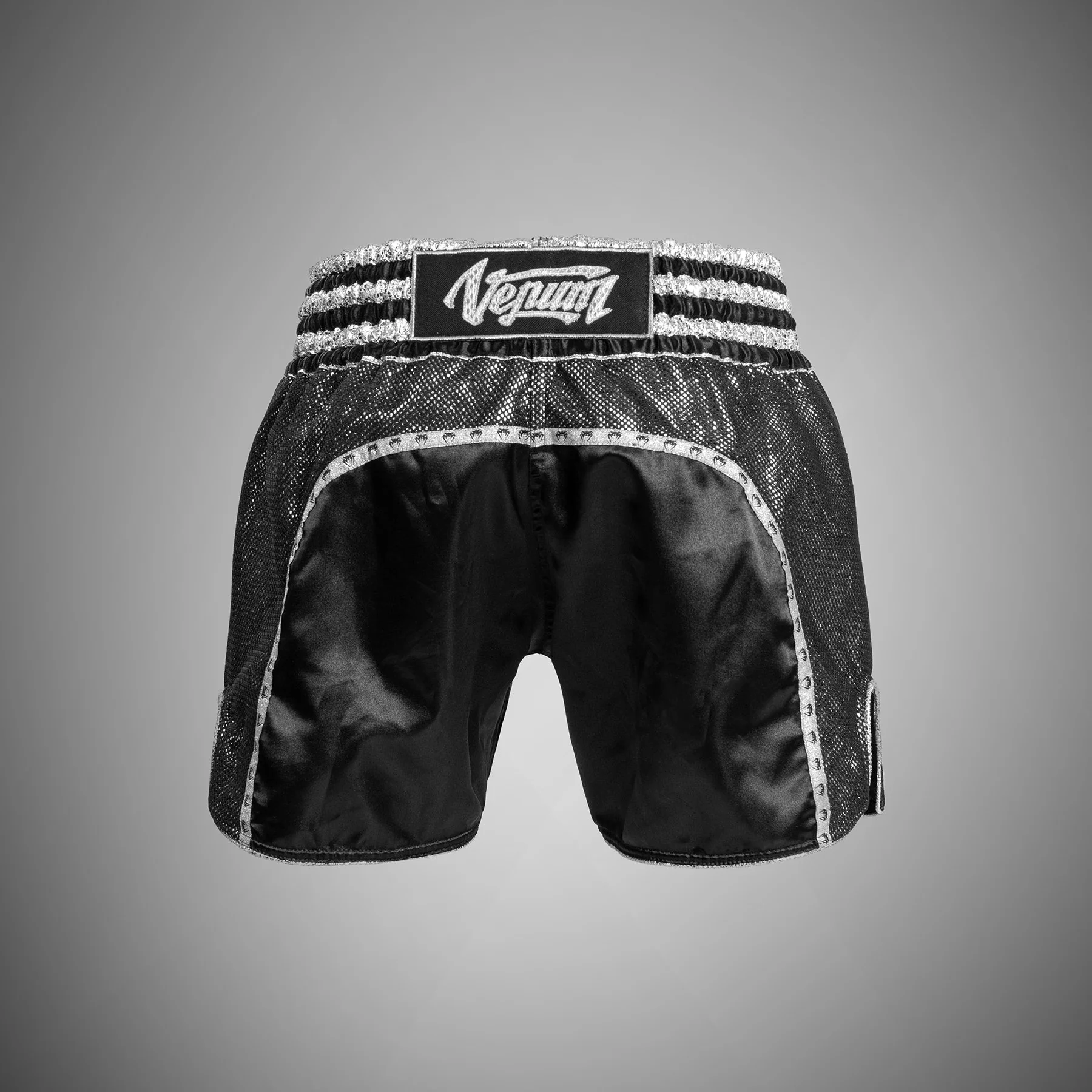Venum Absolute 2.0 Muay Thai Shorts - Black/Silver - Image 4