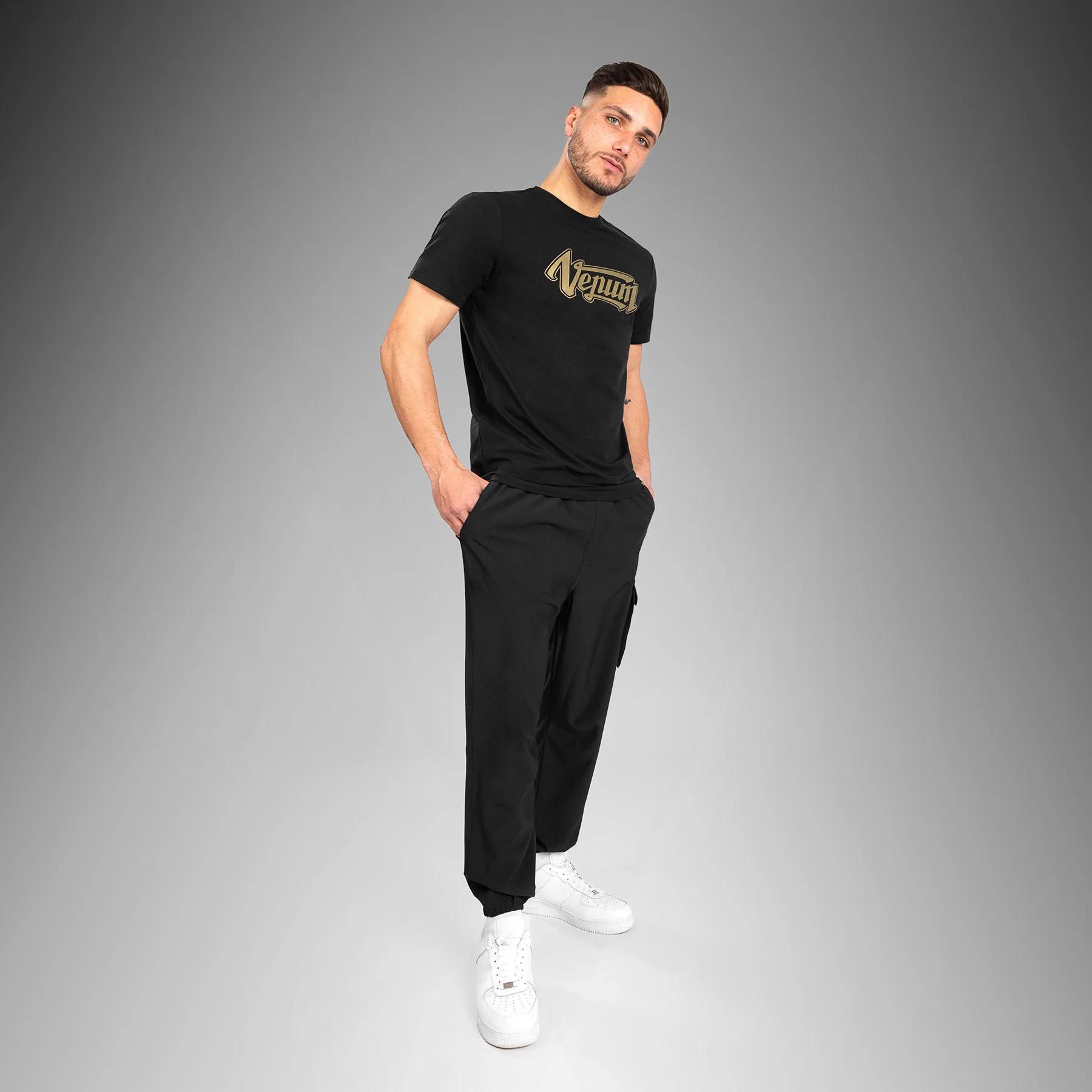 Venum Absolute 2.0 T-shirt - Adjusted Fit - Black/Gold - Image 4