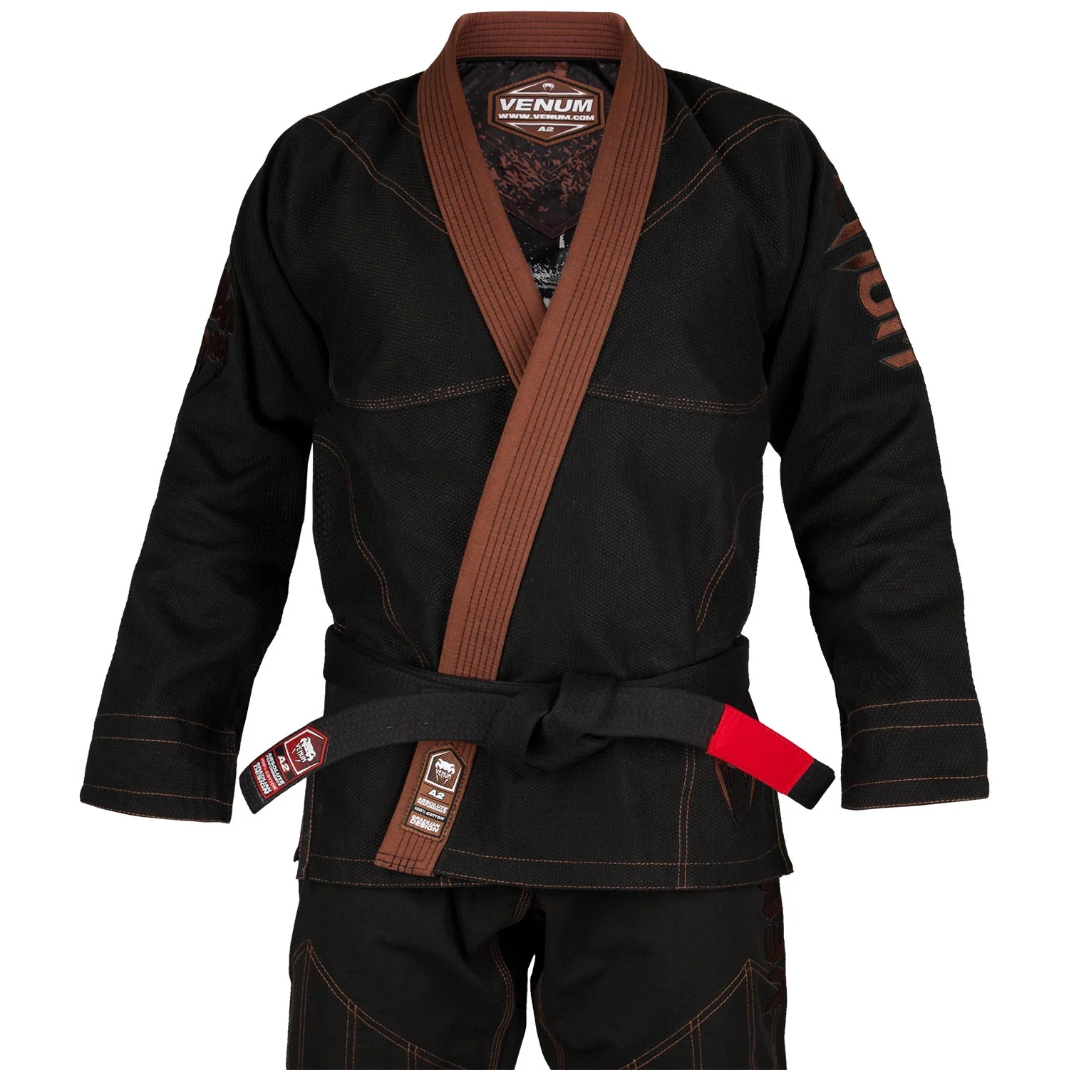 Venum Absolute Gorilla BJJ Gi (Bag included) - Black/Brown - Image 2