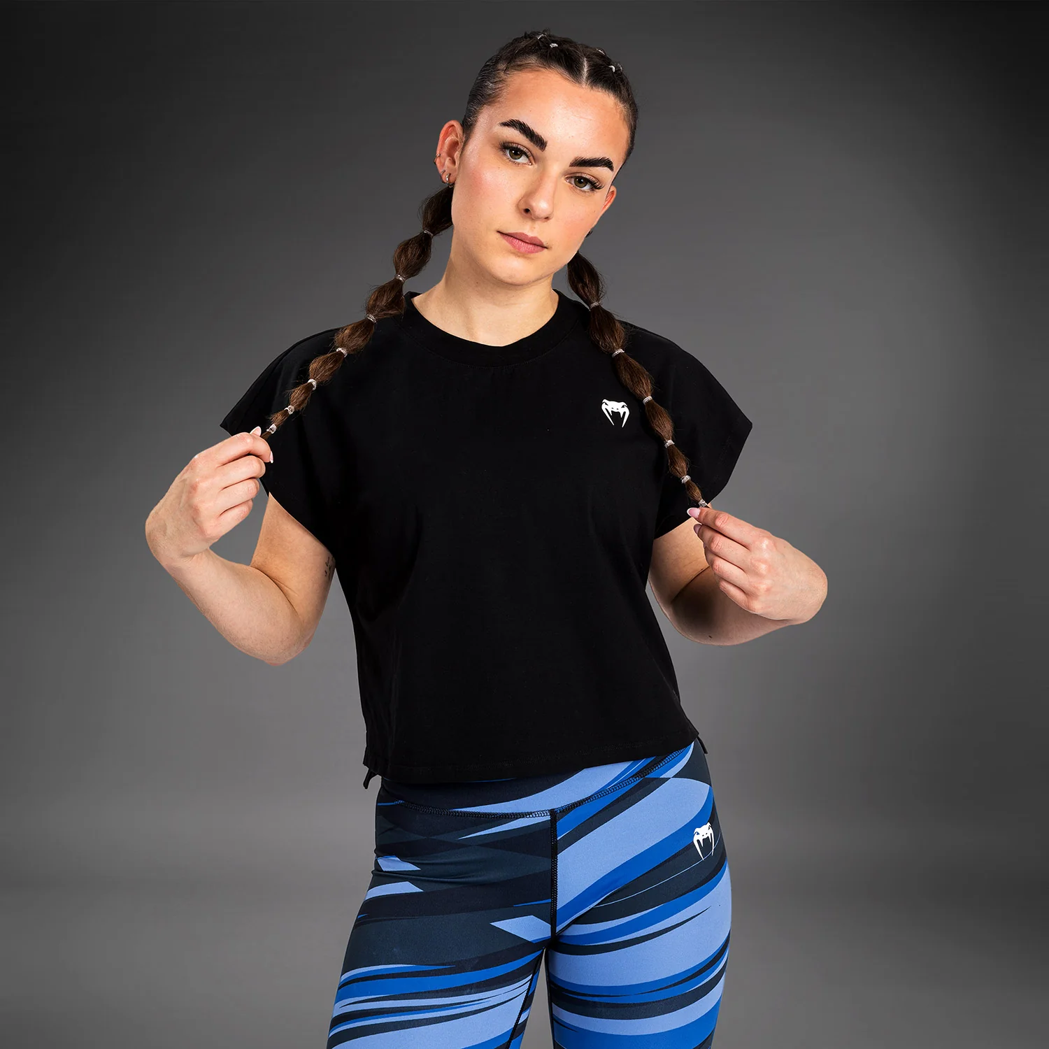 Venum Abyss T-shirt Cropped - Deep Black - Image 5
