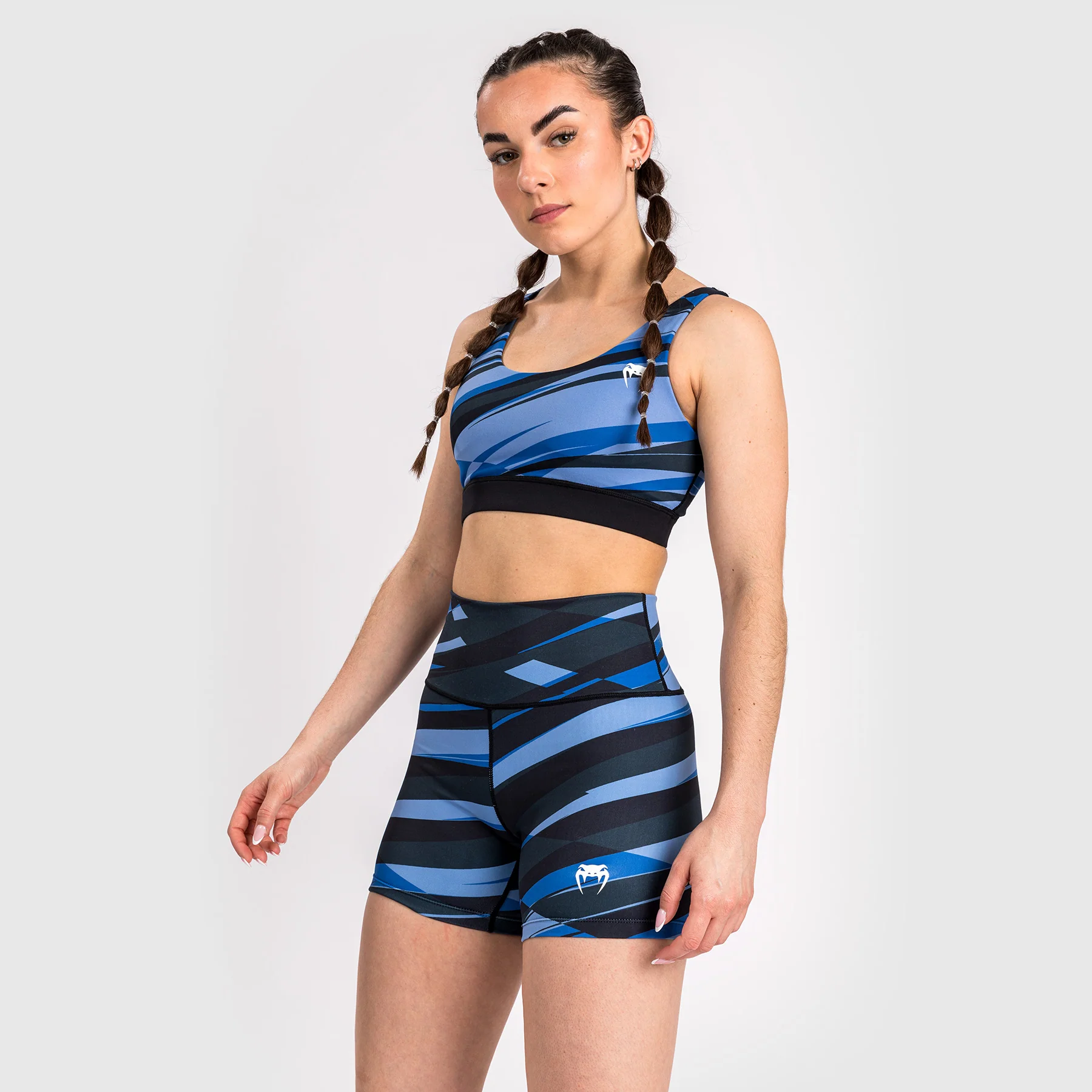 Venum Abyss Women’s Compression Shorts – Shadow Blue - Image 3
