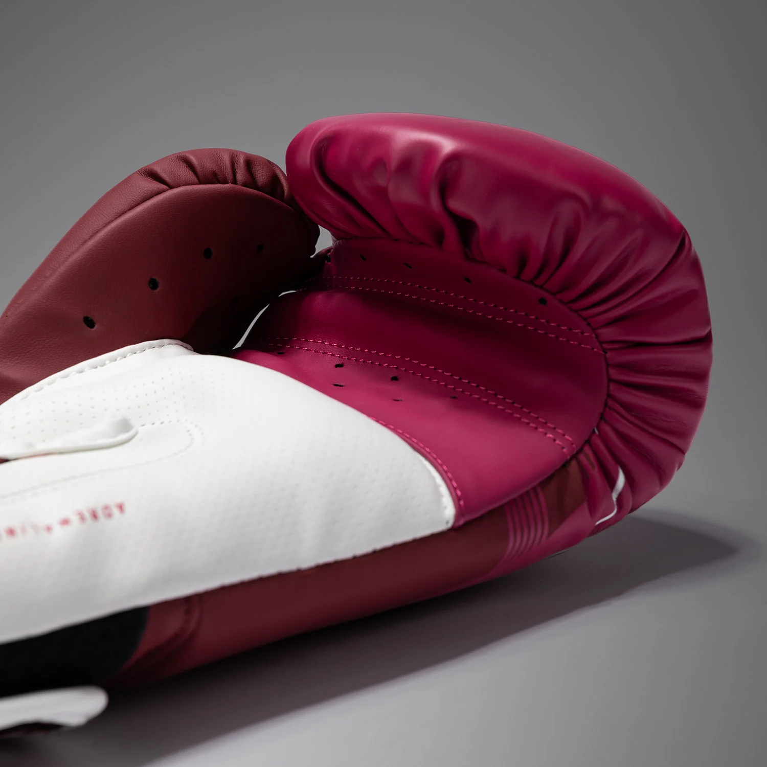 Venum Adrenaline Boxing Gloves – Burgundy/Pink - Image 4