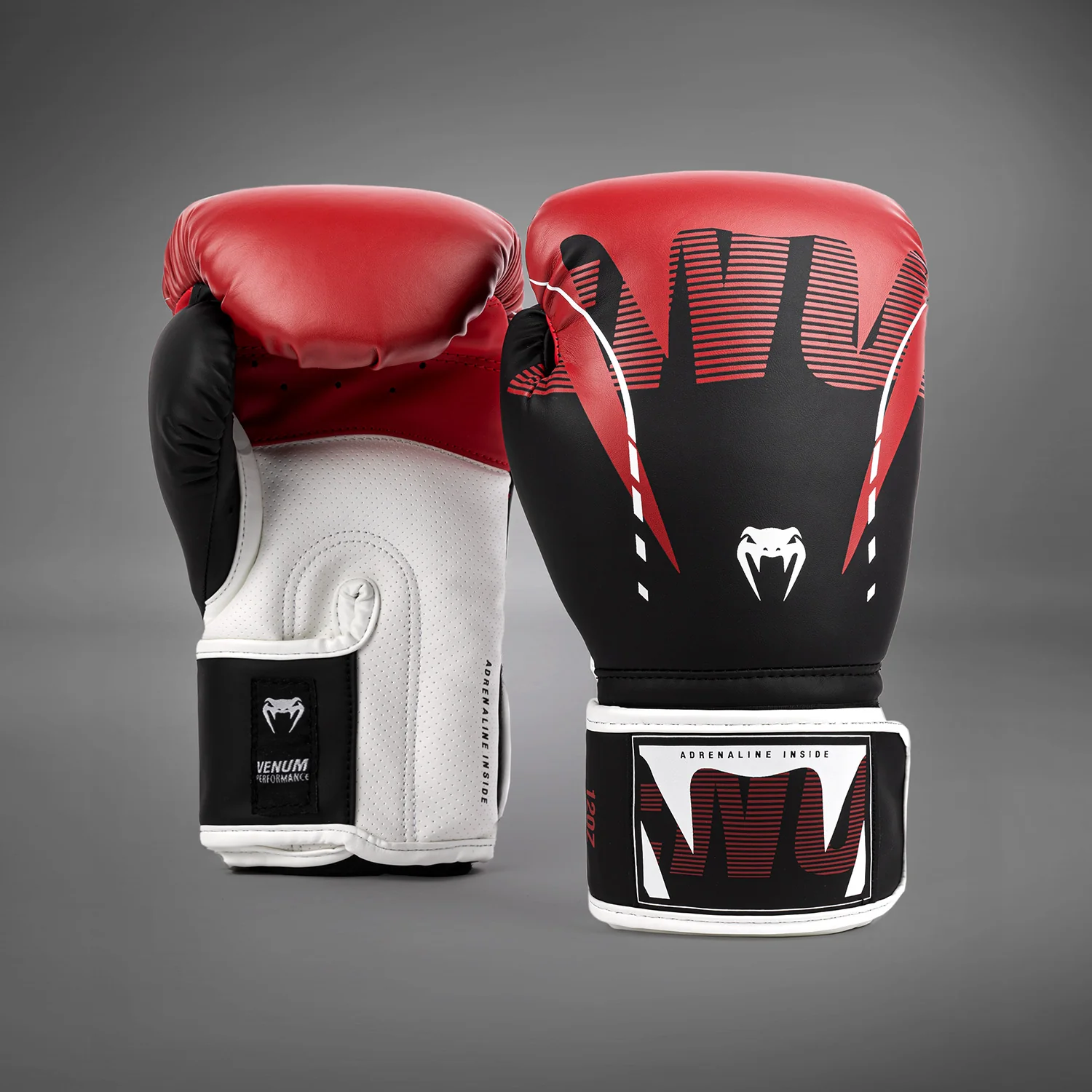 Venum Adrenaline Boxing Gloves - Red - Image 2
