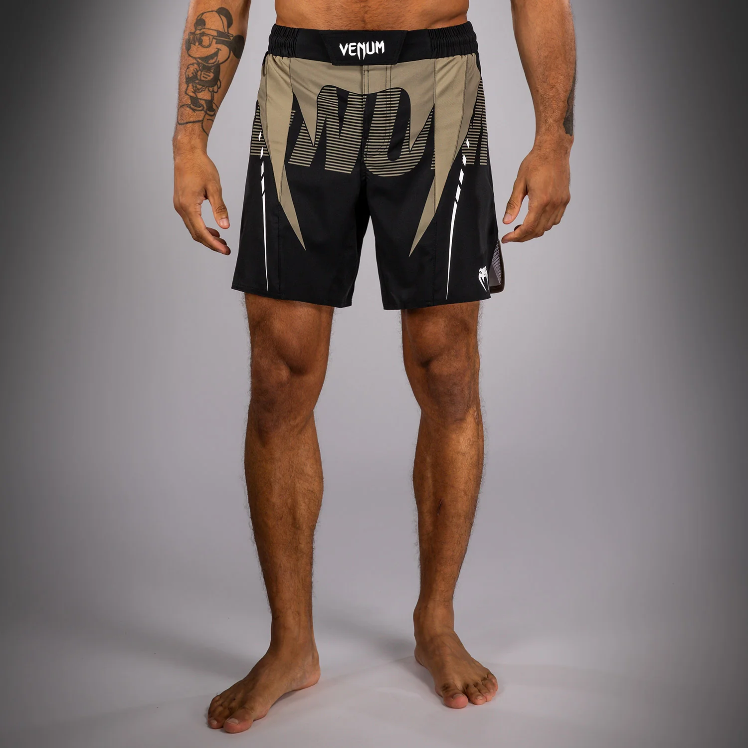 Venum Adrenaline Fightshorts - Black/Sand