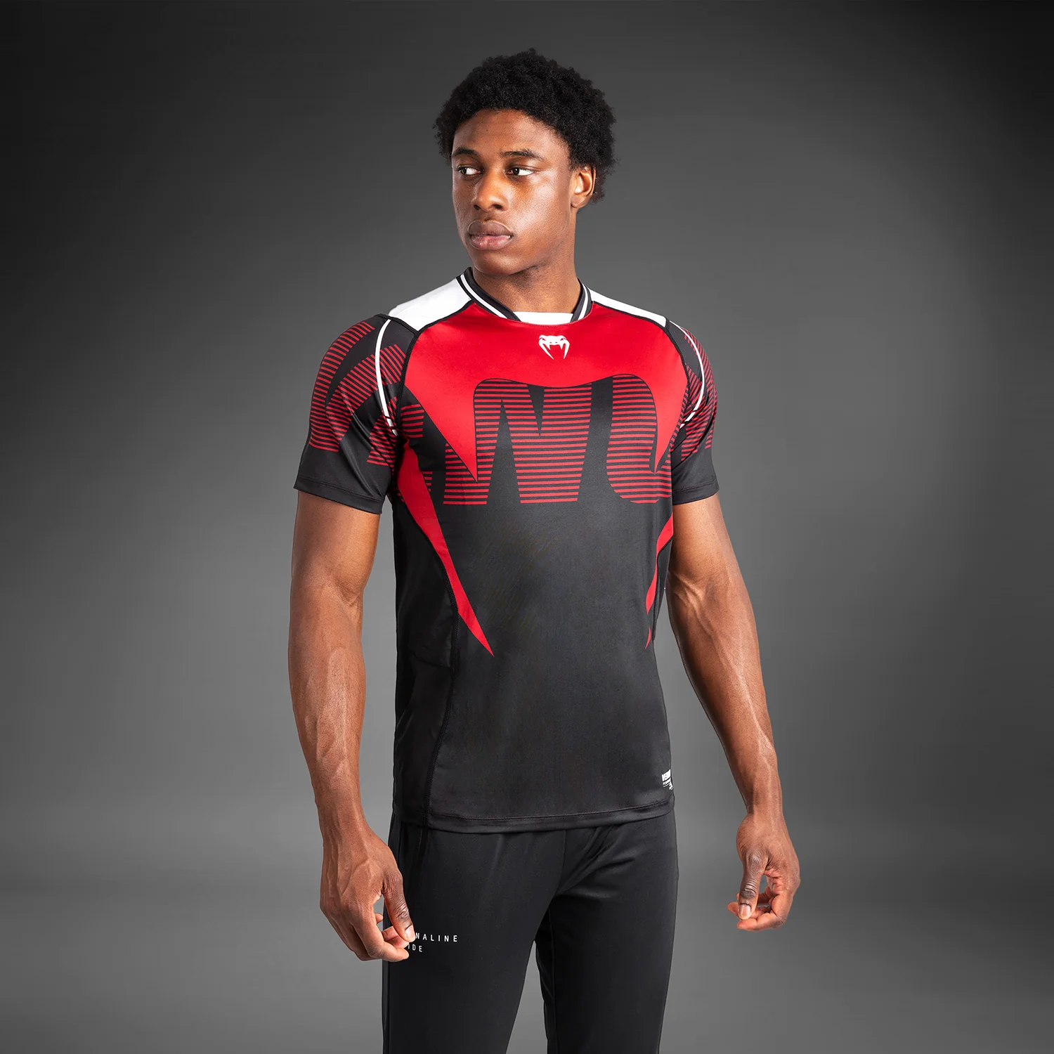 Venum Adrenaline Men's Dry-tech T-shirt - Red - Image 4