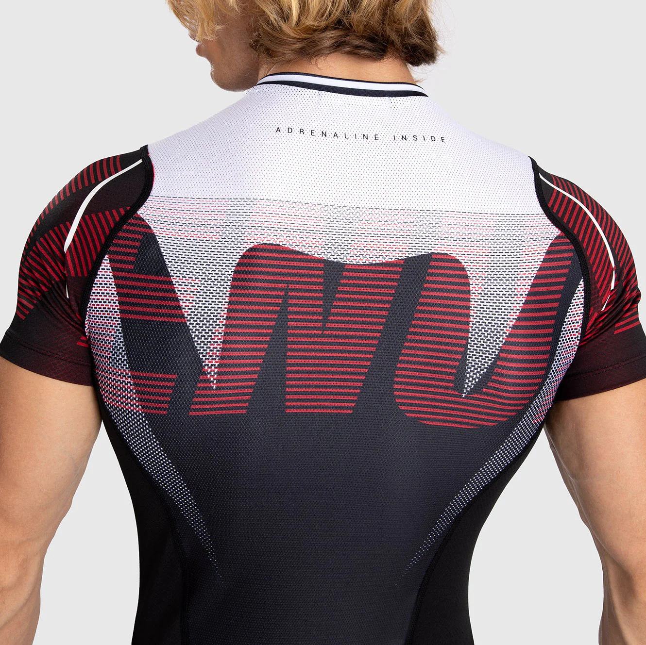 Venum Adrenaline Men's Short Sleeve Rashguard - Red - Image 5
