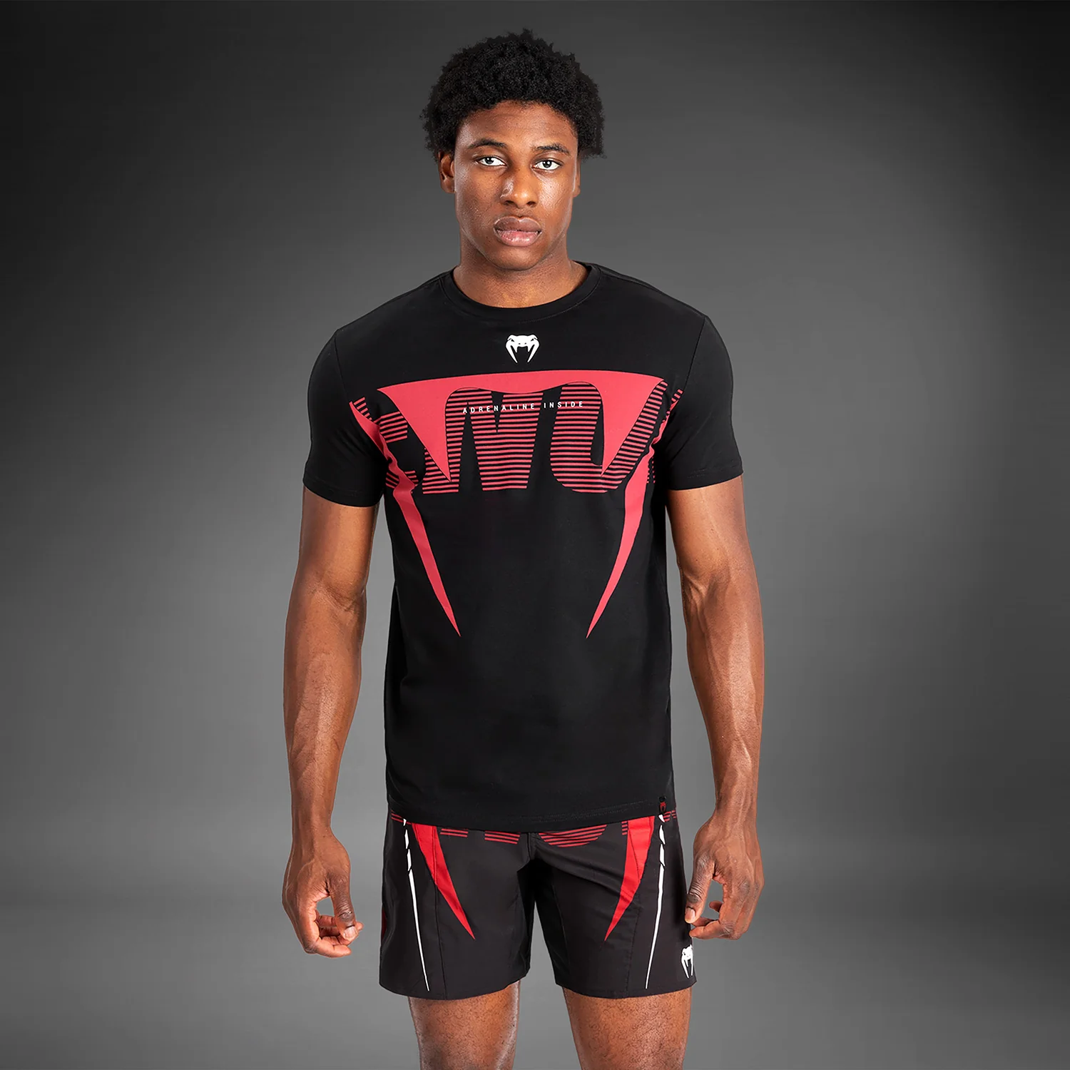 Venum Adrenaline Men's Short Sleeve T-Shirt - Red - Image 2