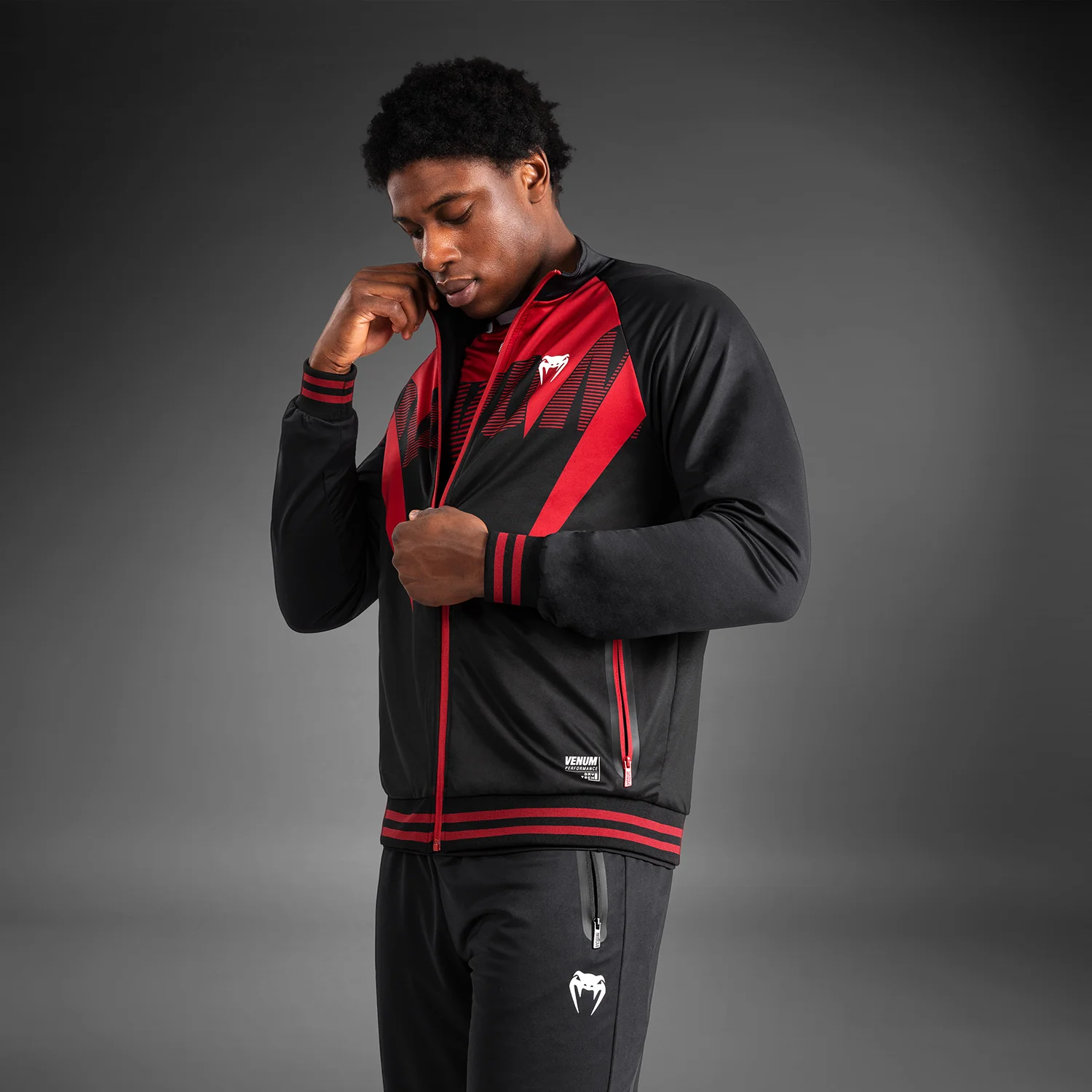 Venum Adrenaline Men's Track Jacket - Red - Image 4
