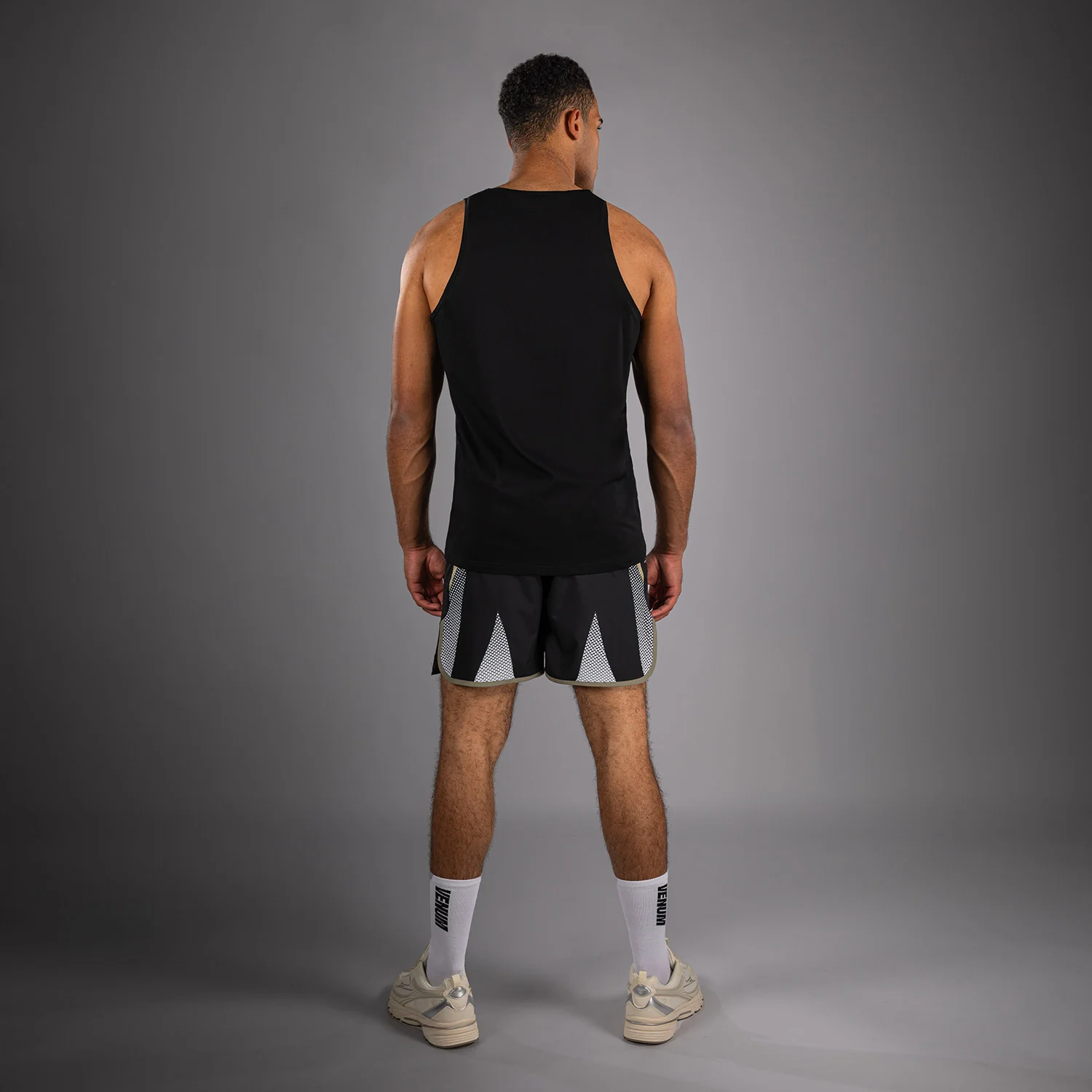Venum Adrenaline Tank Top - Black/Sand - Image 3