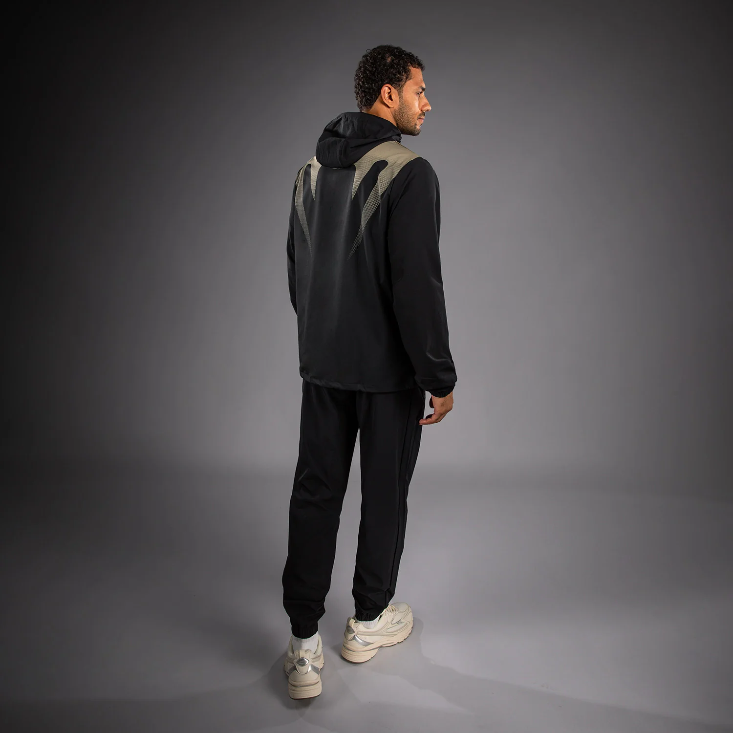 Venum Adrenaline Track Jacket - Black/Sand - Image 3