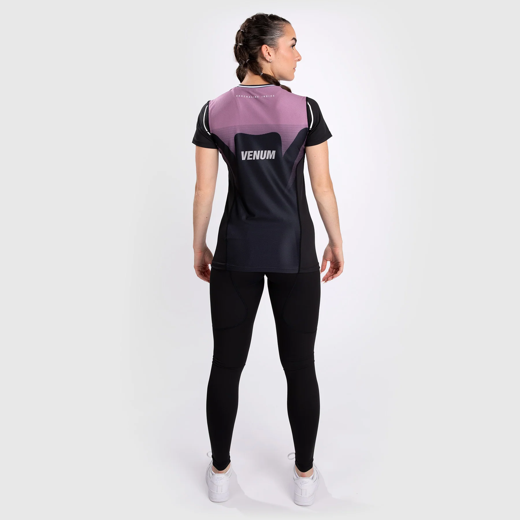Venum Adrenaline Women’s Dry-Tech T-Shirt - Purple - Image 3