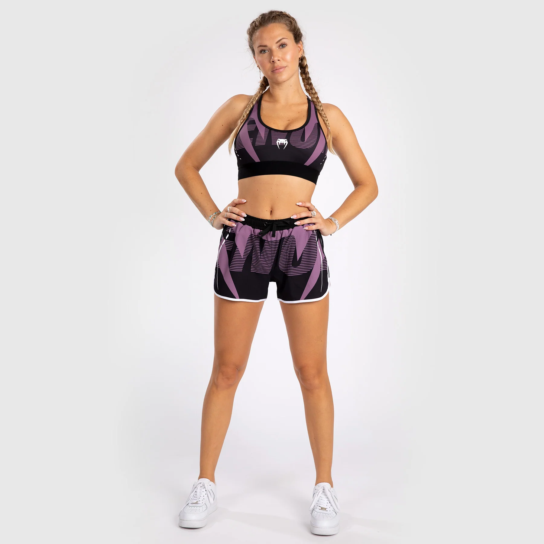 Venum Adrenaline Women’s Performance Shorts - Purple - Image 4