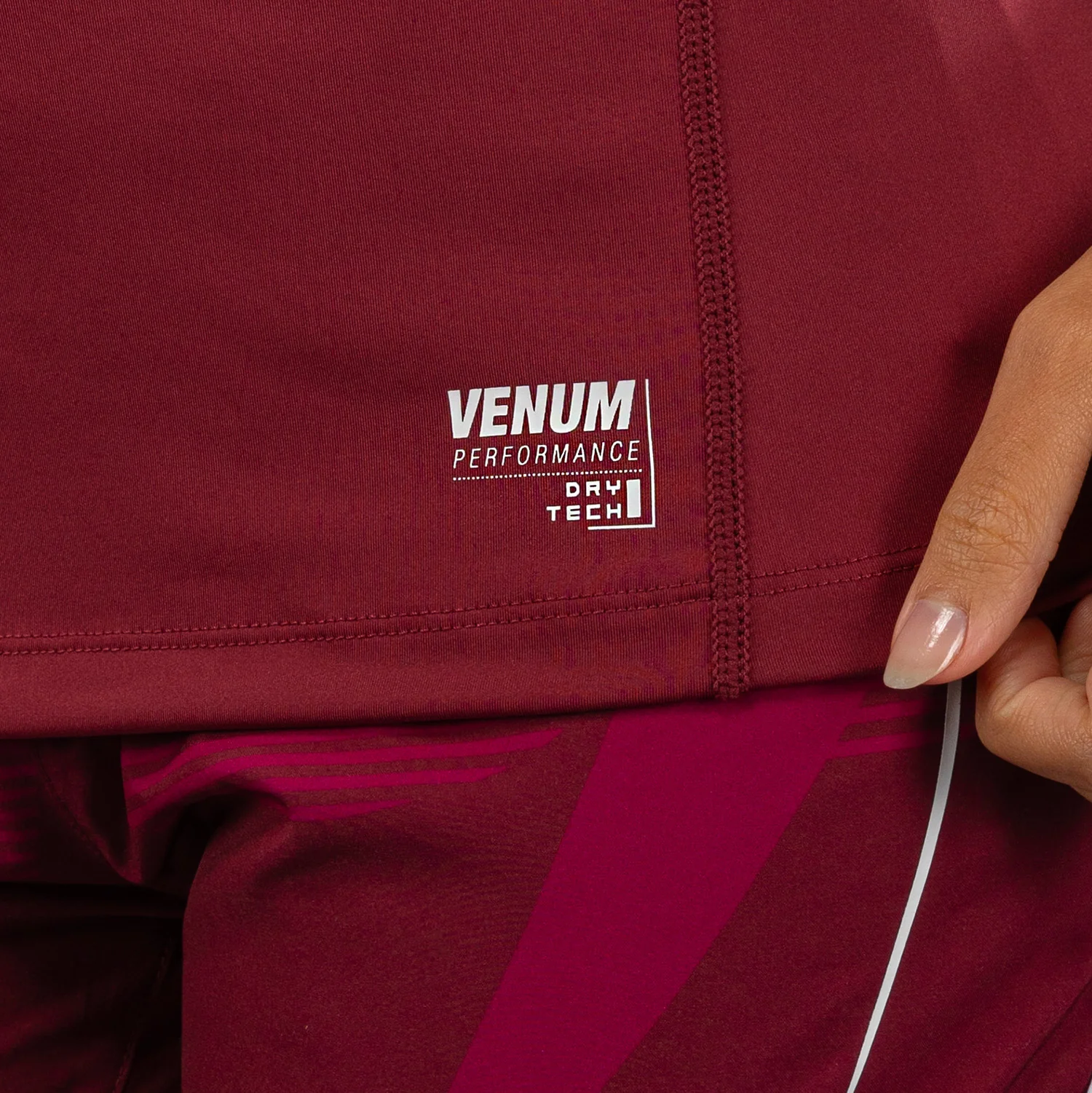Venum Adrenaline Women's Dry-Tech T-Shirt - Burgundy/ Pink - Image 5