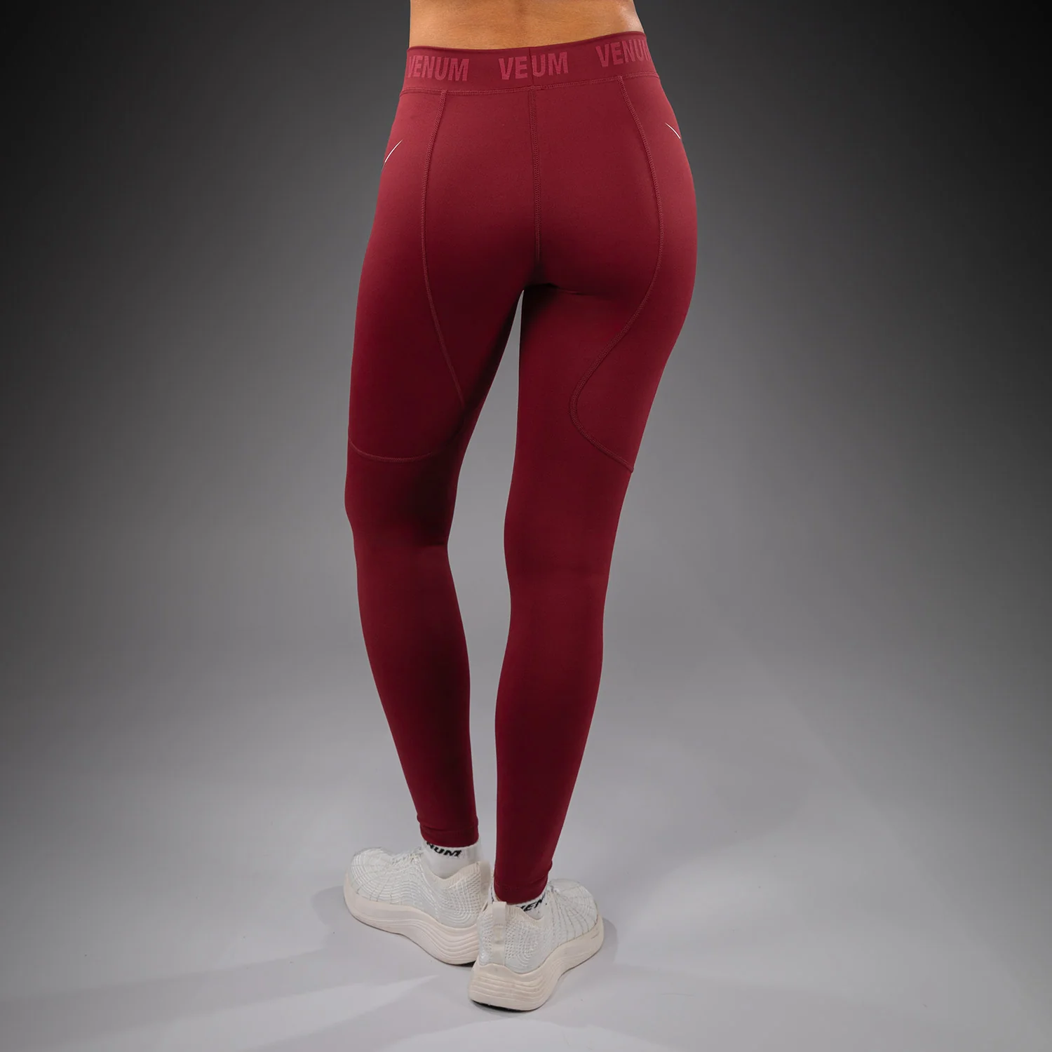 Venum Adrenaline Women's Leggings - Burgundy/ Pink - Image 3