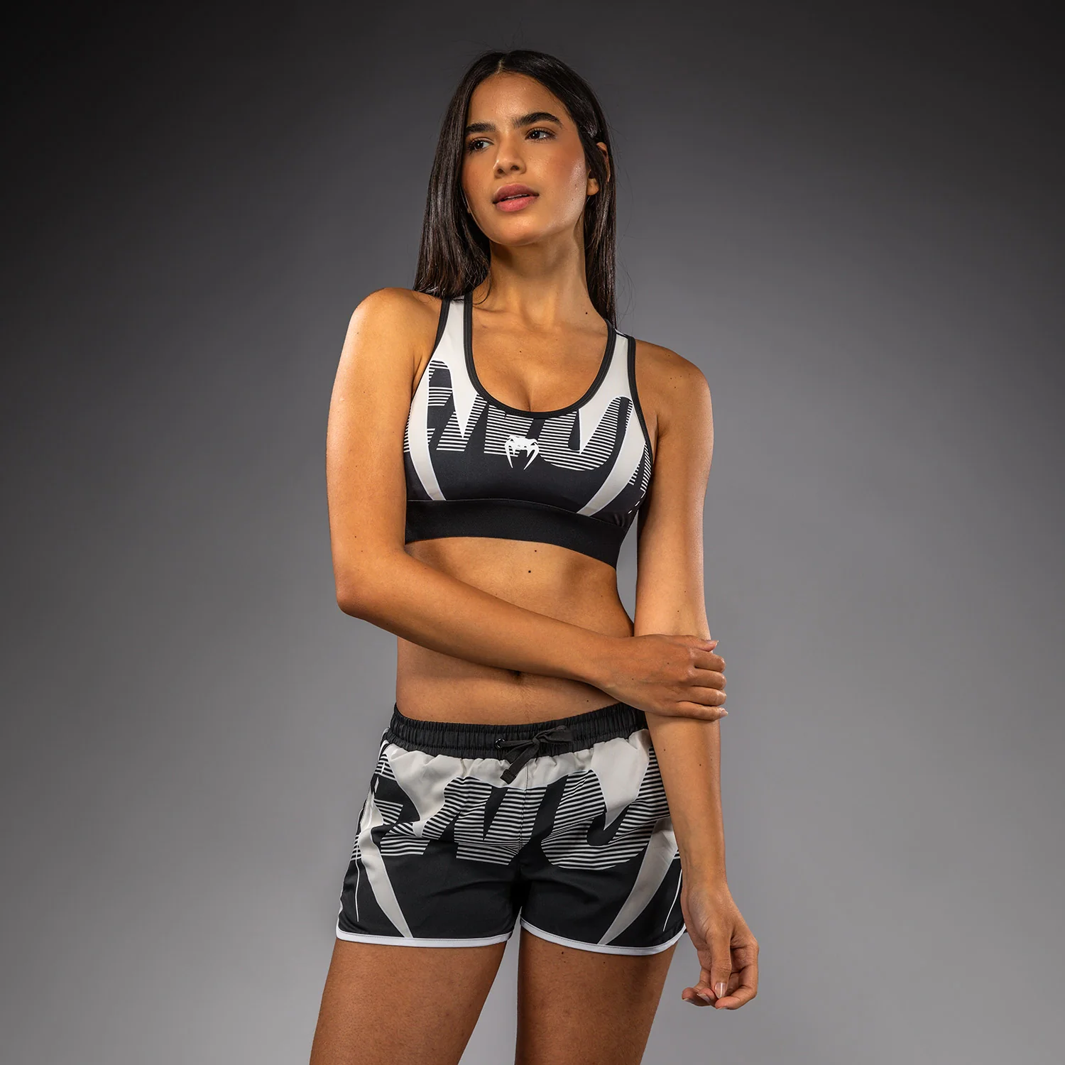 Venum Adrenaline Women's Sports Bra - Black/ Ivory