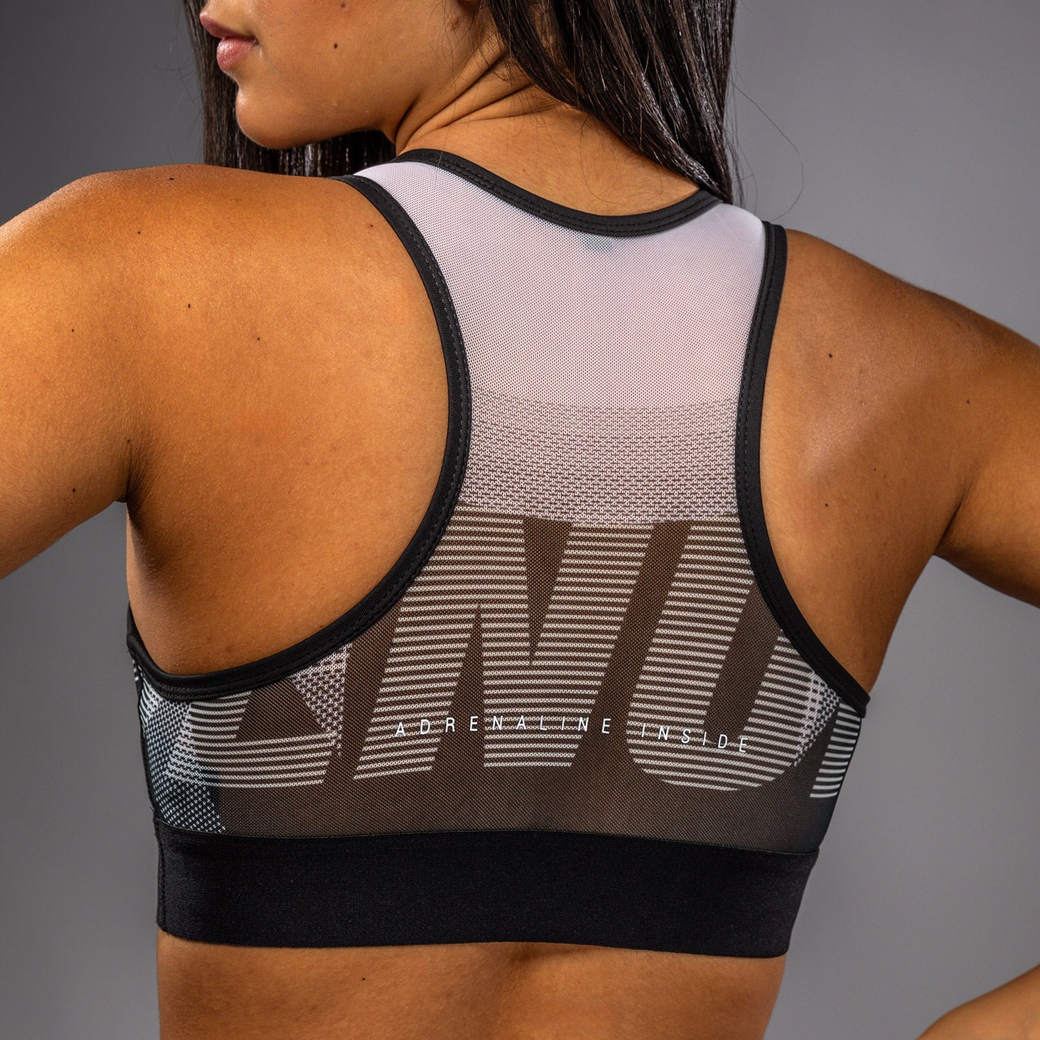 Venum Adrenaline Women's Sports Bra - Black/ Ivory - Image 6