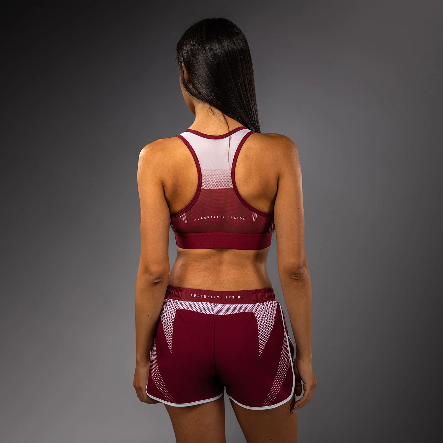 Venum Adrenaline Women's Sports Bra - Burgundy/ Pink - Image 3
