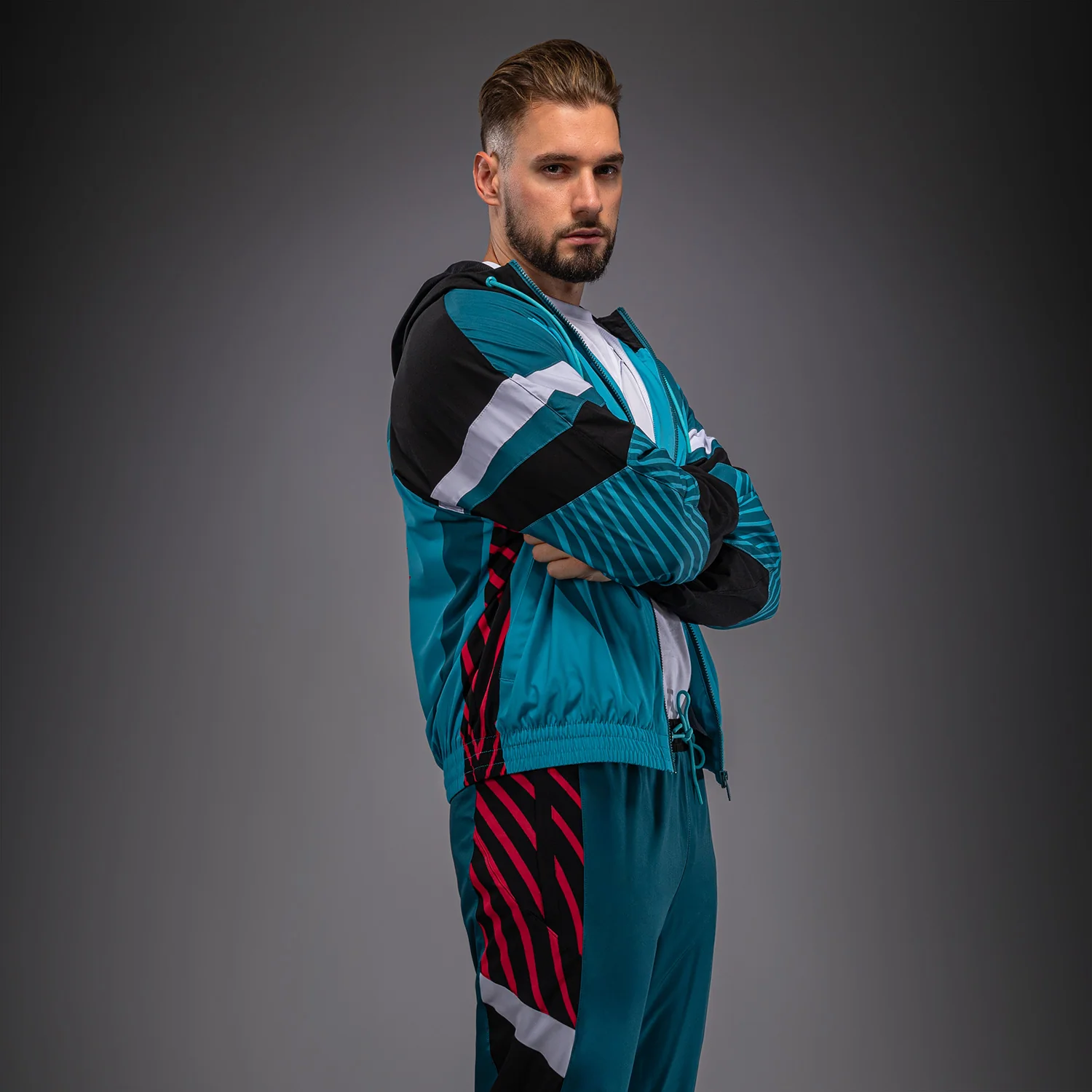 Venum Attack 90 Track Jacket - Miami Blue - Image 6
