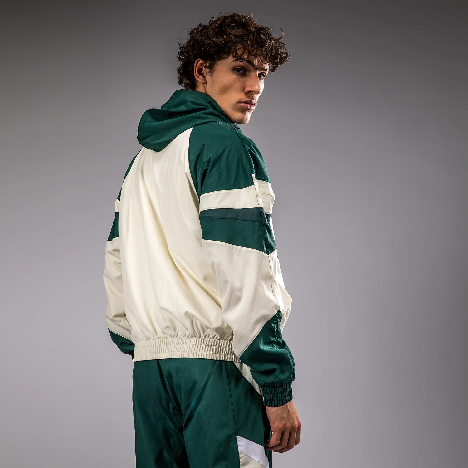 Venum Attack 90 Tracksuit Jacket - Forest Green/Ice - Image 5