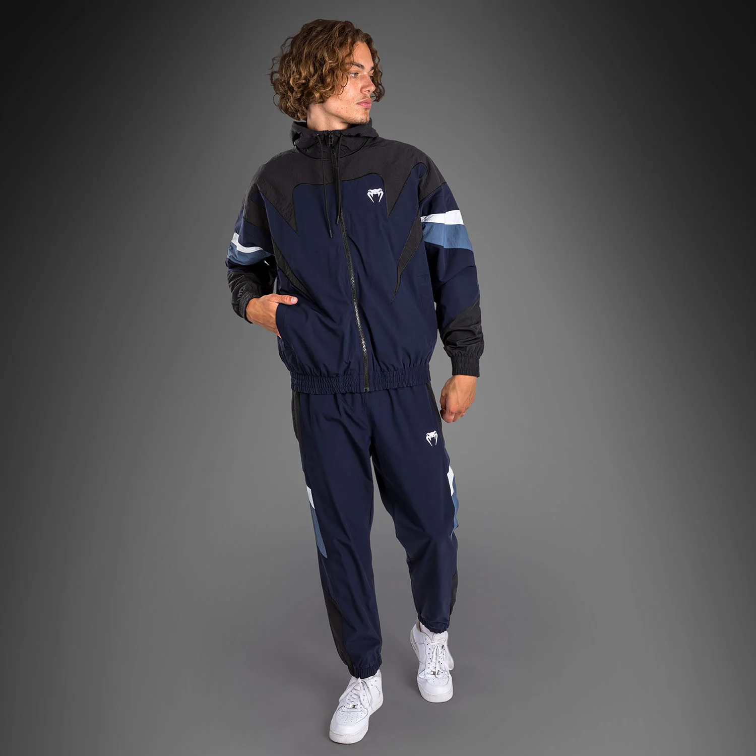 Venum Attack 90 Tracksuit Jacket - Navy - Image 10